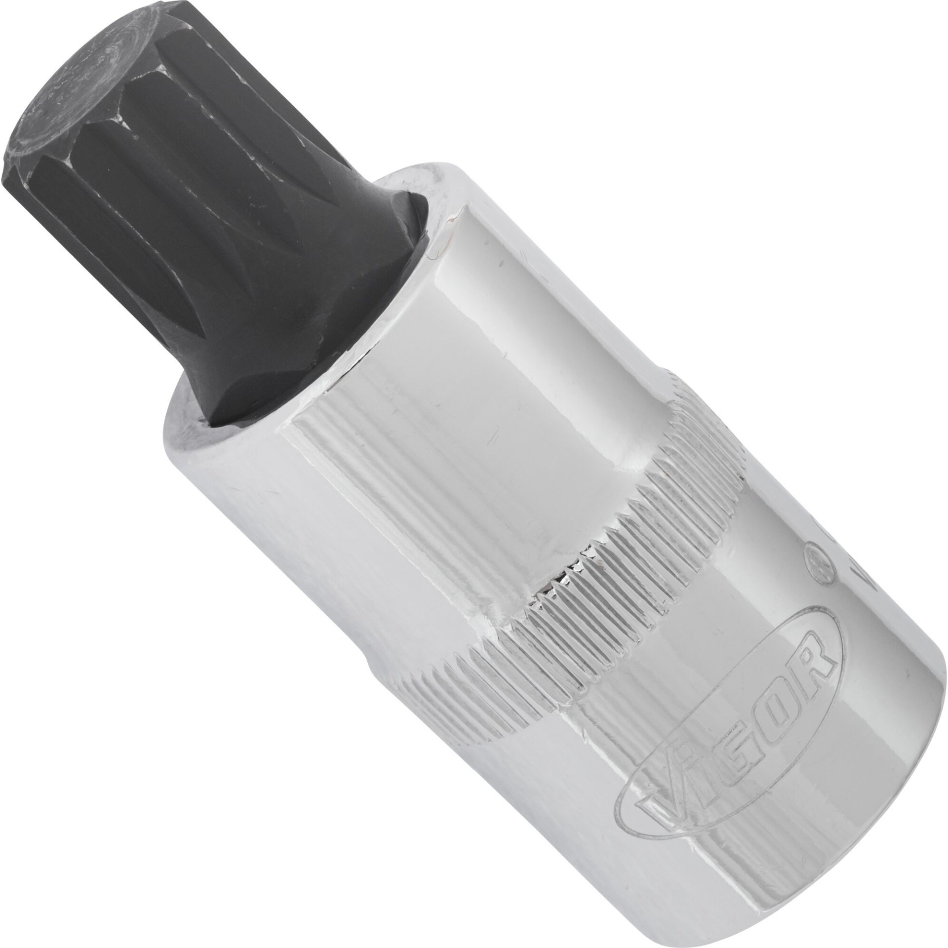 VIGOR Schraubendrehereinsatz ∙  1/2 Zoll (12,5 mm) Vierkant hohl ∙ Innen Vielzahn Profil XZN