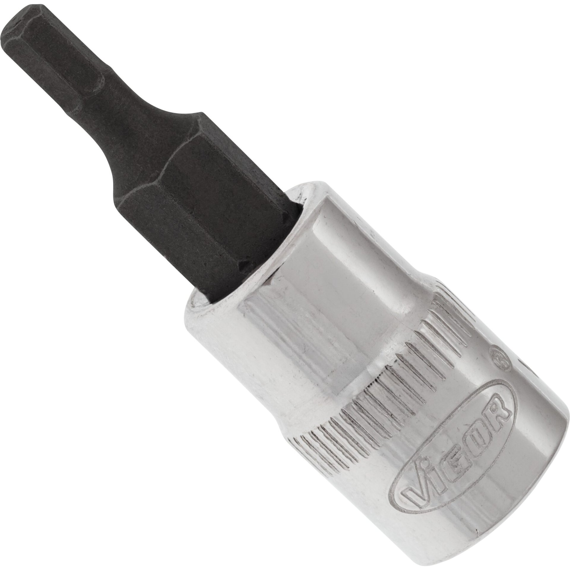 VIGOR Schraubendrehereinsatz ∙ 1/4 Zoll (6,3 mm) Vierkant hohl ∙ Innensechskant Profil