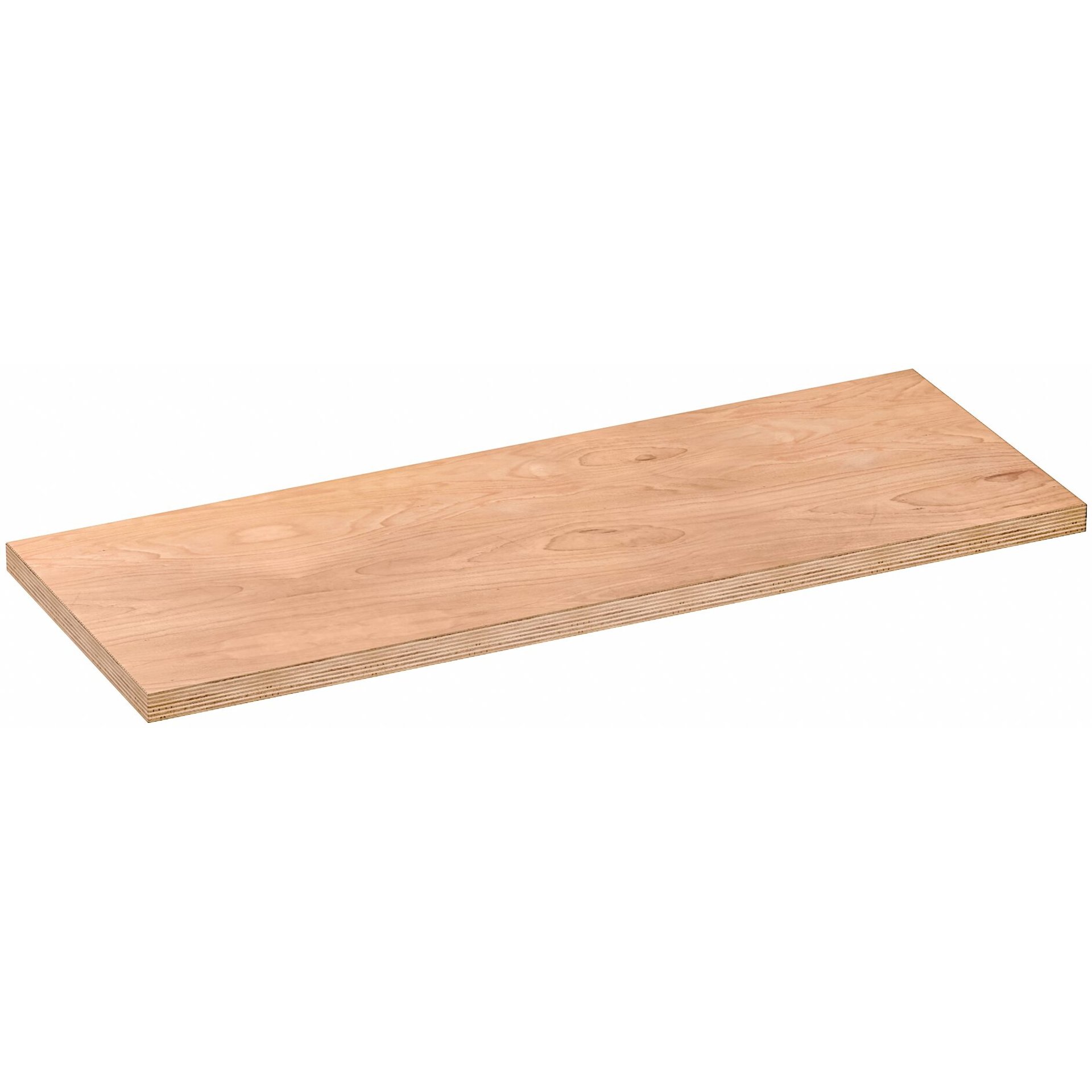 VIGOR Holz-Arbeitsplatte ∙ mittel ∙ V6000-01357 ∙ L x B x H: 1357 mm x 500 mm x 40 mm