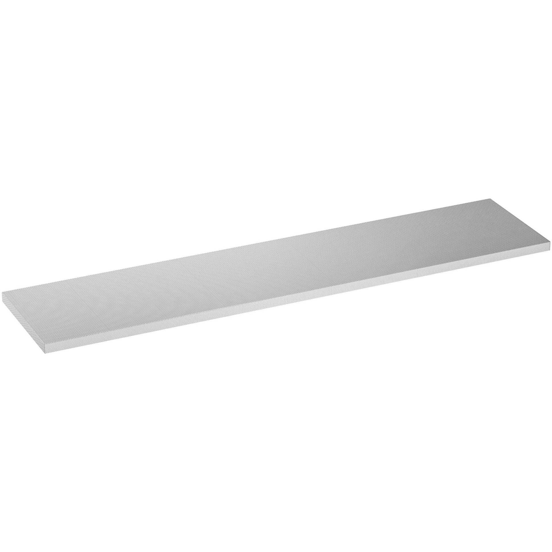 VIGOR Edelstahl-Arbeitsplatte kombiniert ∙ groß ∙ V6000-02215-X ∙ L x B x H: 2215 mm x 500 mm x 40 mm