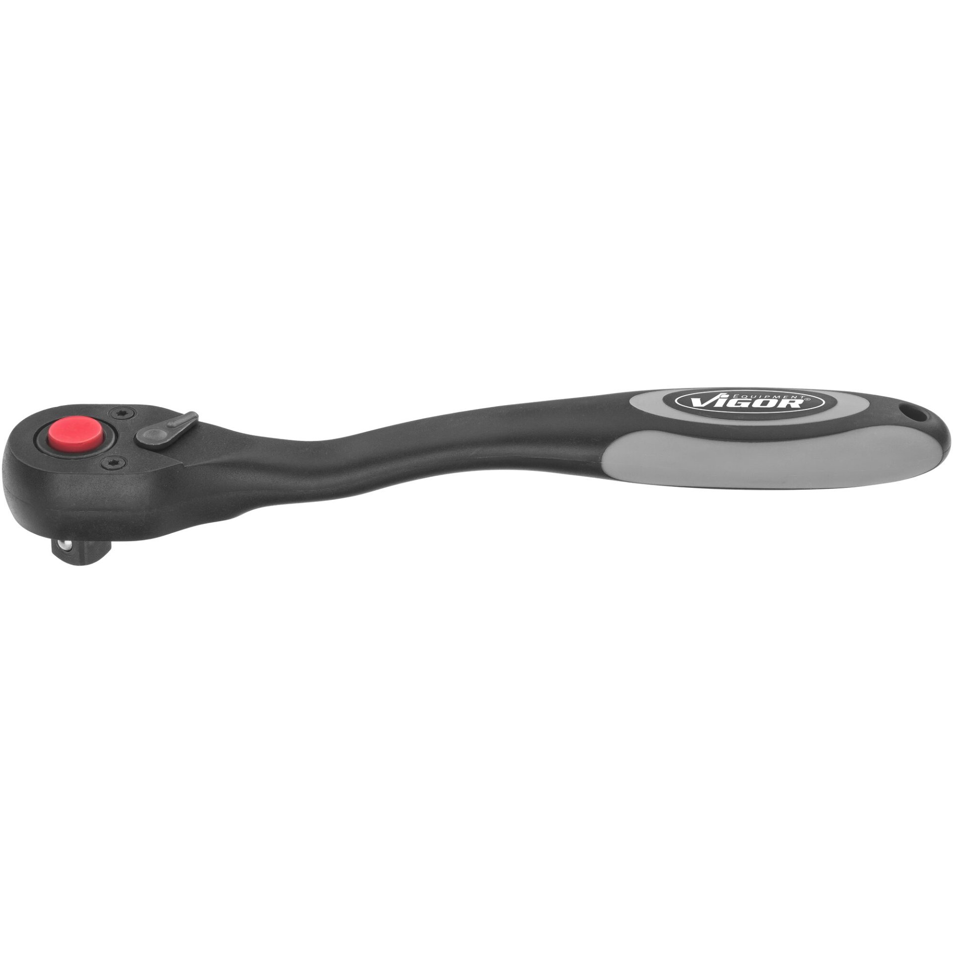 VIGOR Feinzahn-Umschaltknarre ∙ V6012 ∙ 1/2 Zoll (12,5 mm) Vierkant massiv ∙ 250 mm