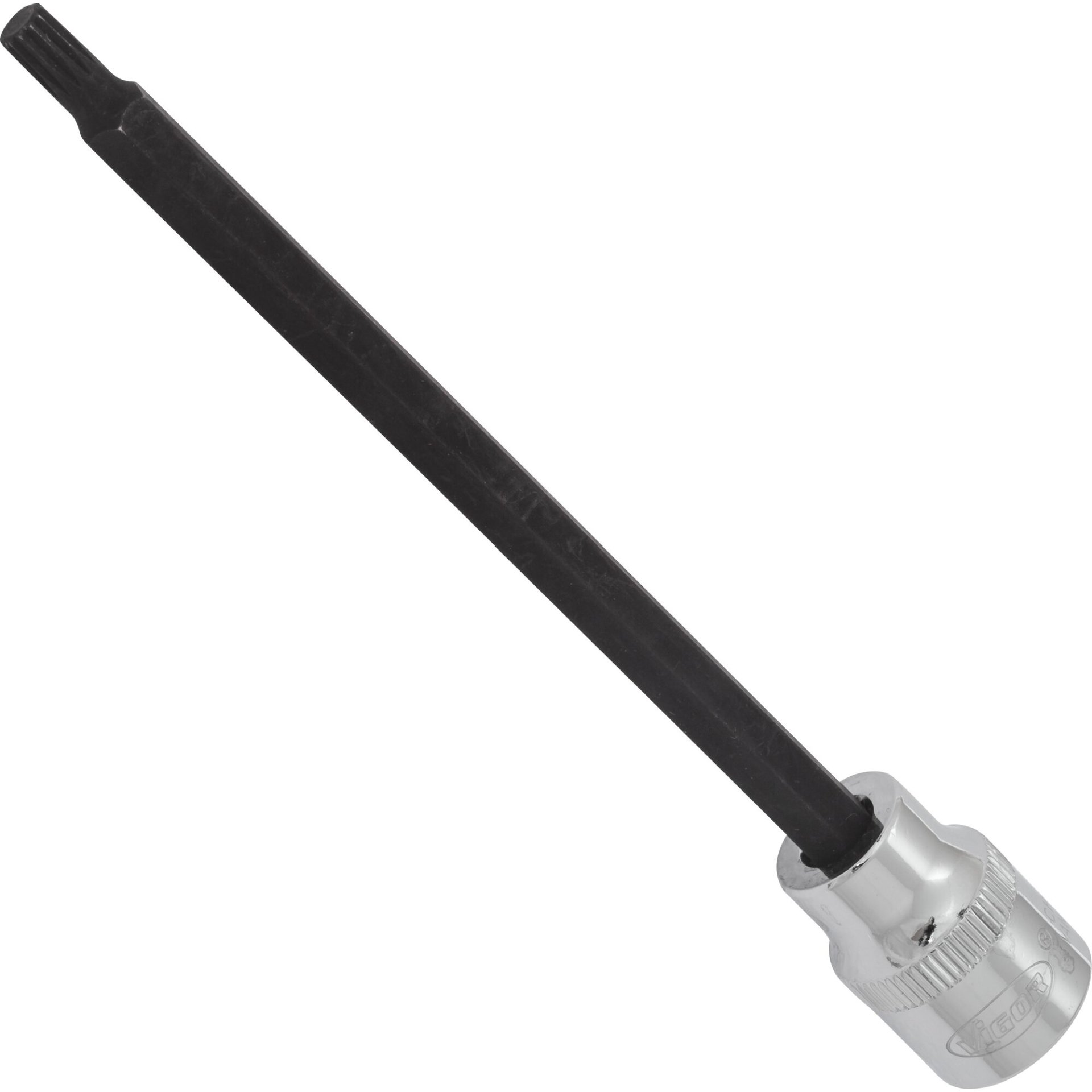 VIGOR Schraubendrehereinsatz ∙ 3/8 Zoll (10 mm) Vierkant hohl ∙ Innen Vielzahn Profil XZN
