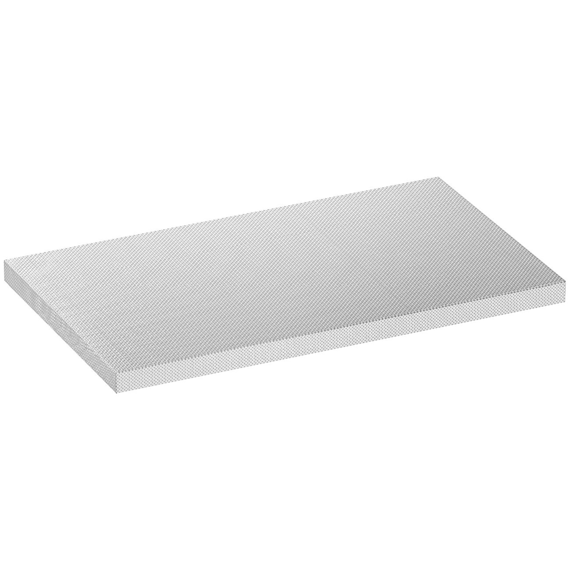 VIGOR Edelstahl-Arbeitsplatte ∙ klein ∙ V6000-0861-X ∙ L x B x H: 861 mm x 500 mm x 40 mm