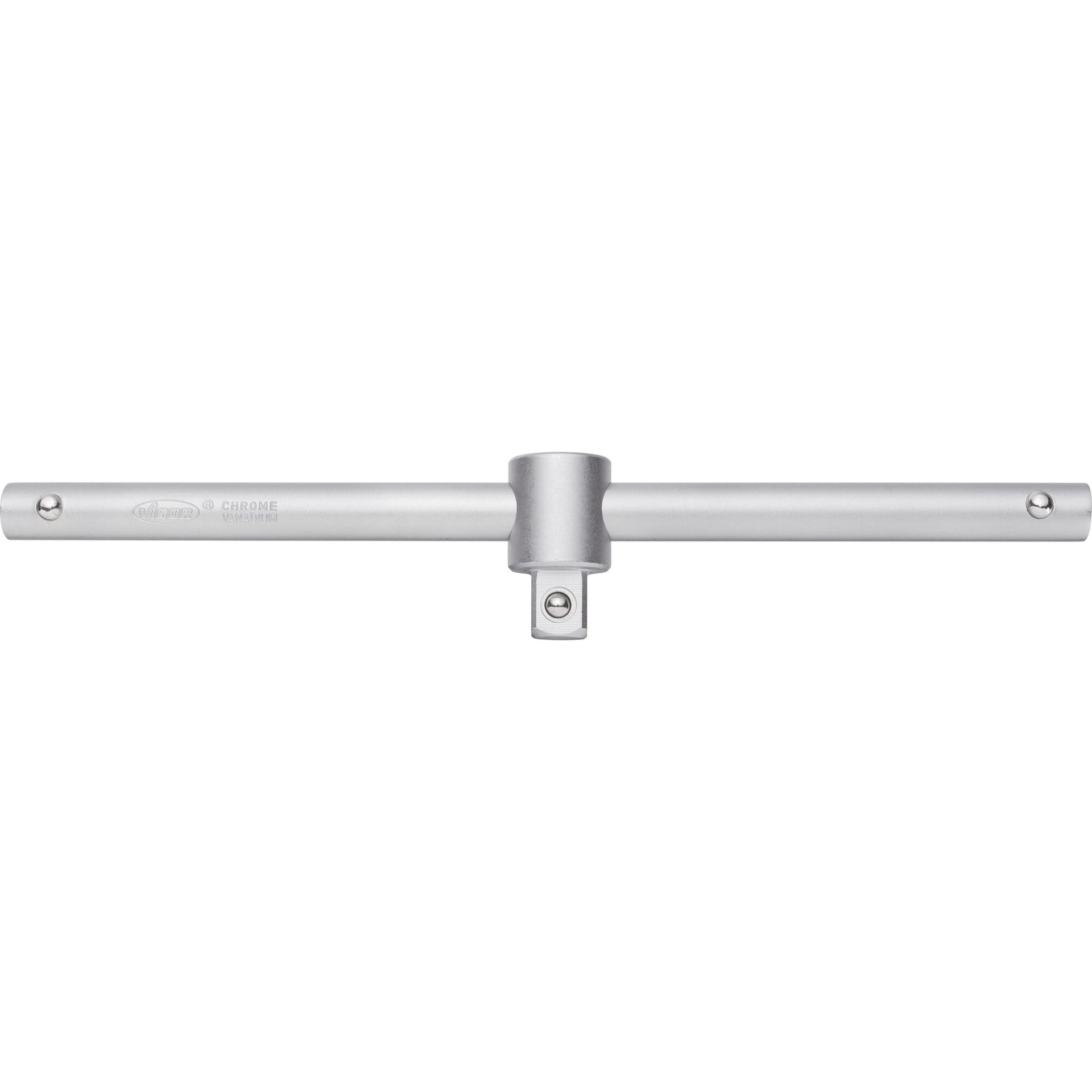 VIGOR Gleitgriff ∙ V2573N ∙ 1/2 Zoll (12,5 mm) Vierkant massiv ∙ 250 mm