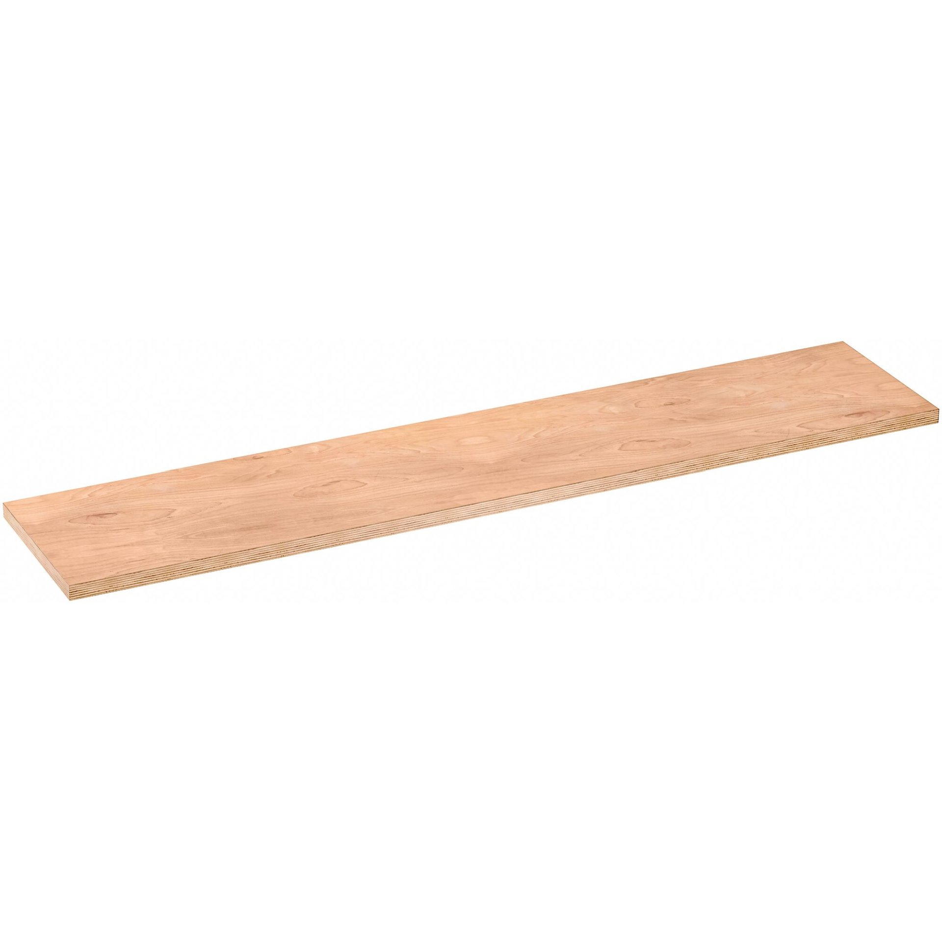 VIGOR Holz-Arbeitsplatte kombiniert ∙ groß ∙ V6000-02404 ∙ L x B x H: 2404 mm x 500 mm x 40 mm