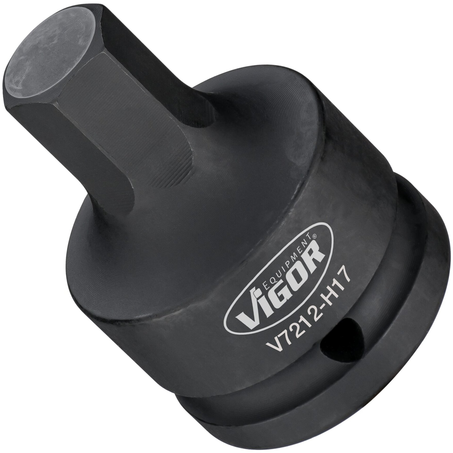 VIGOR Schlagschrauber Schraubendrehereinsatz ∙ V7212-H ∙ 3/4 Zoll (20 mm) Vierkant hohl ∙ Innensechskant Profil