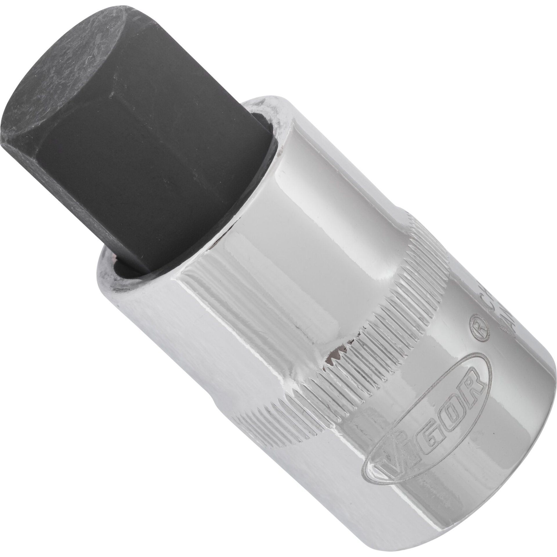 VIGOR Schraubendrehereinsatz ∙ 1/2 Zoll (12,5 mm) Vierkant hohl ∙ Innensechskant Profil∙