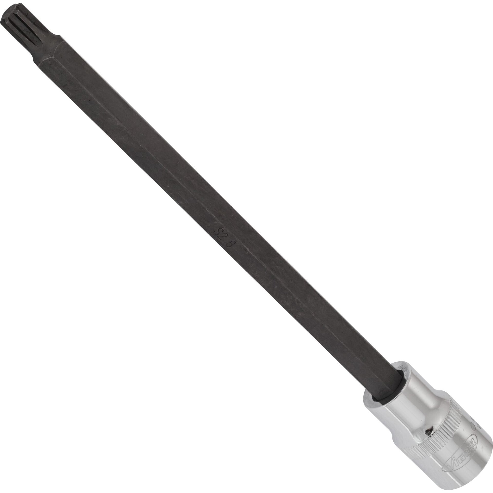 VIGOR Schraubendrehereinsatz ∙ 1/2 Zoll (12,5 mm) Vierkant hohl ∙ Innen Keilprofil Ribe-CV∙∙