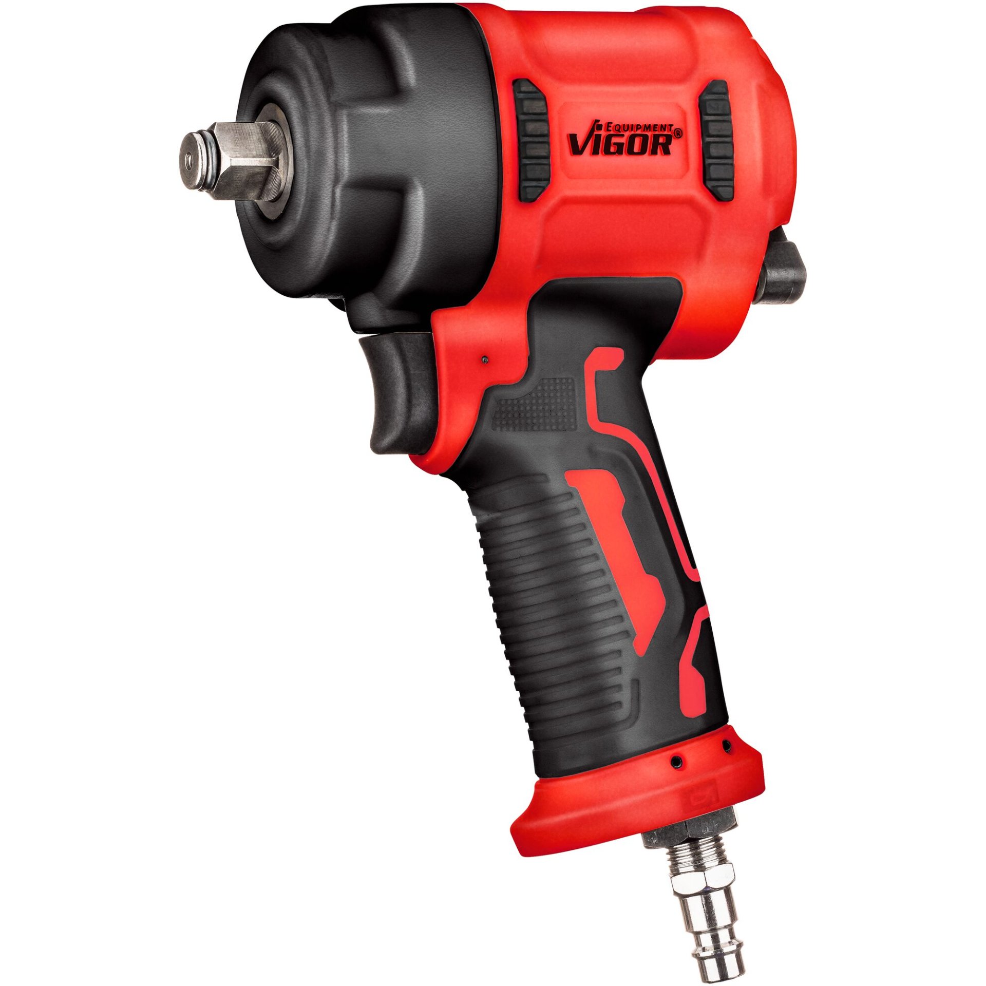 VIGOR Mini Schlagschrauber ∙ V5671N ∙ Lösemoment maximal [Nm]: 1200 Nm ∙ 1/2 Zoll (12,5 mm) Vierkant massiv ∙ Jumbohammer-Schlagwerk