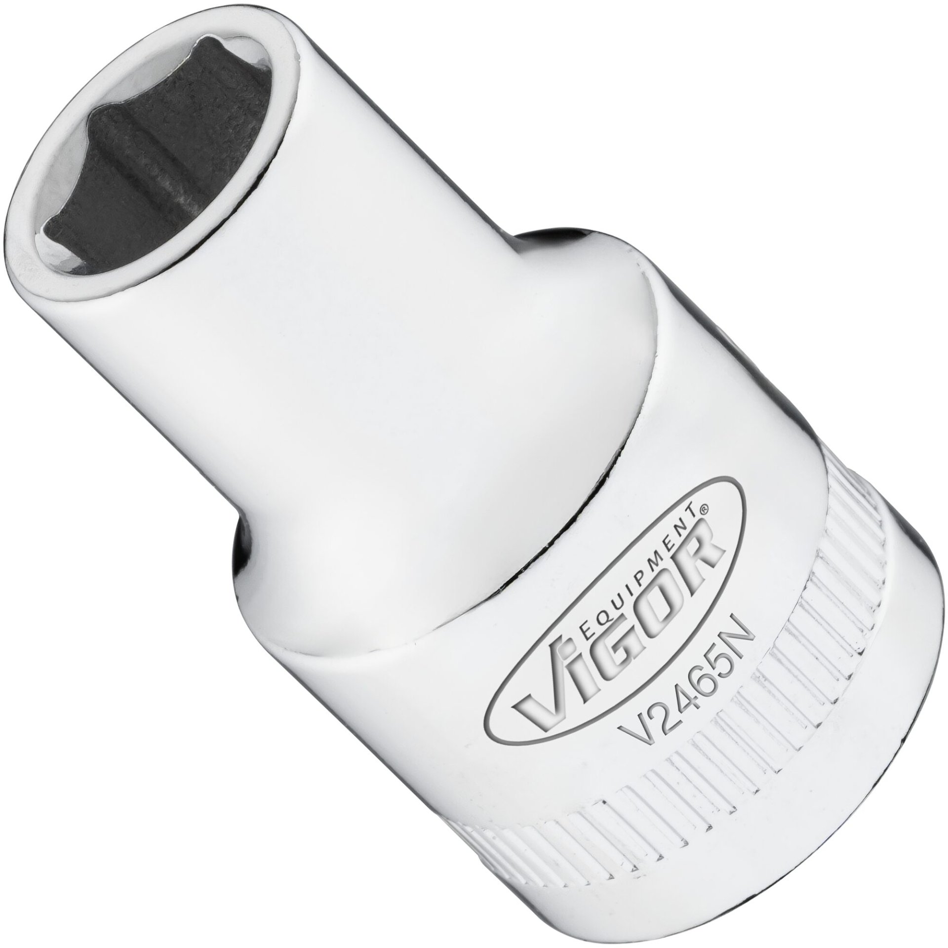 VIGOR Steckschlüsseleinsatz ∙ 1/2 Zoll (12,5 mm) Vierkant hohl ∙ Außenprofil Sechskant