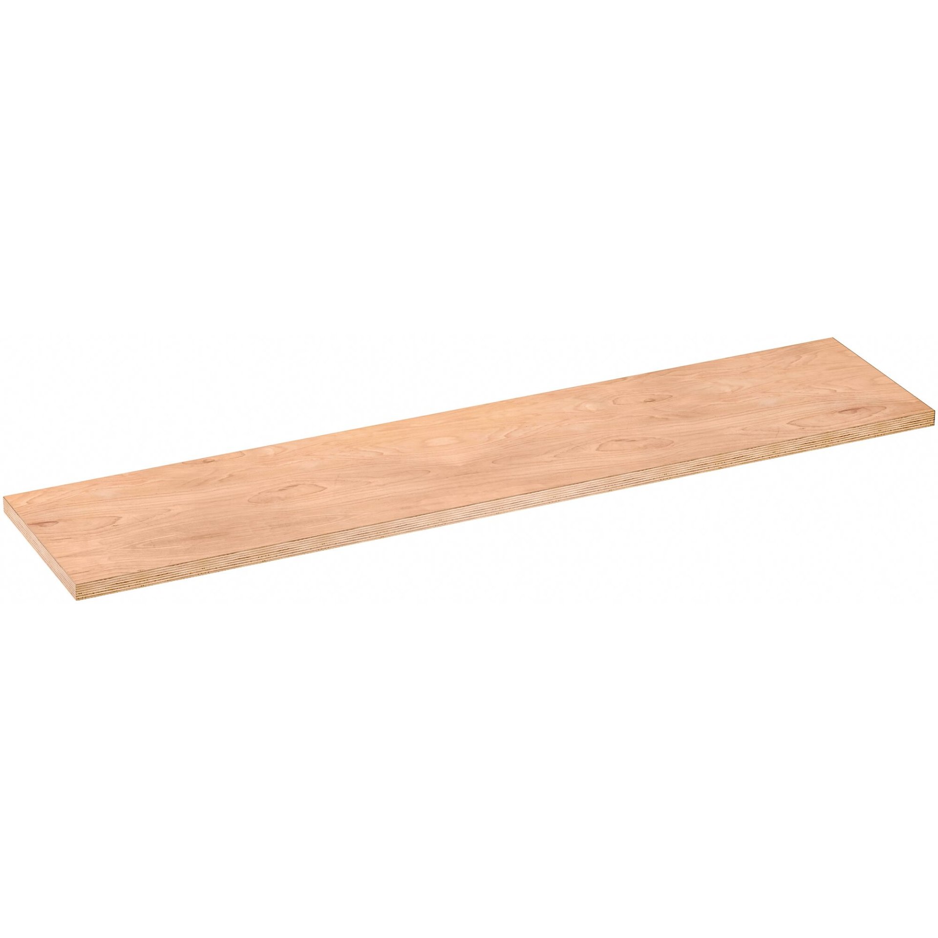 VIGOR Holz-Arbeitsplatte kombiniert ∙ groß ∙ V6000-02215 ∙ L x B x H: 2215 mm x 500 mm x 40 mm