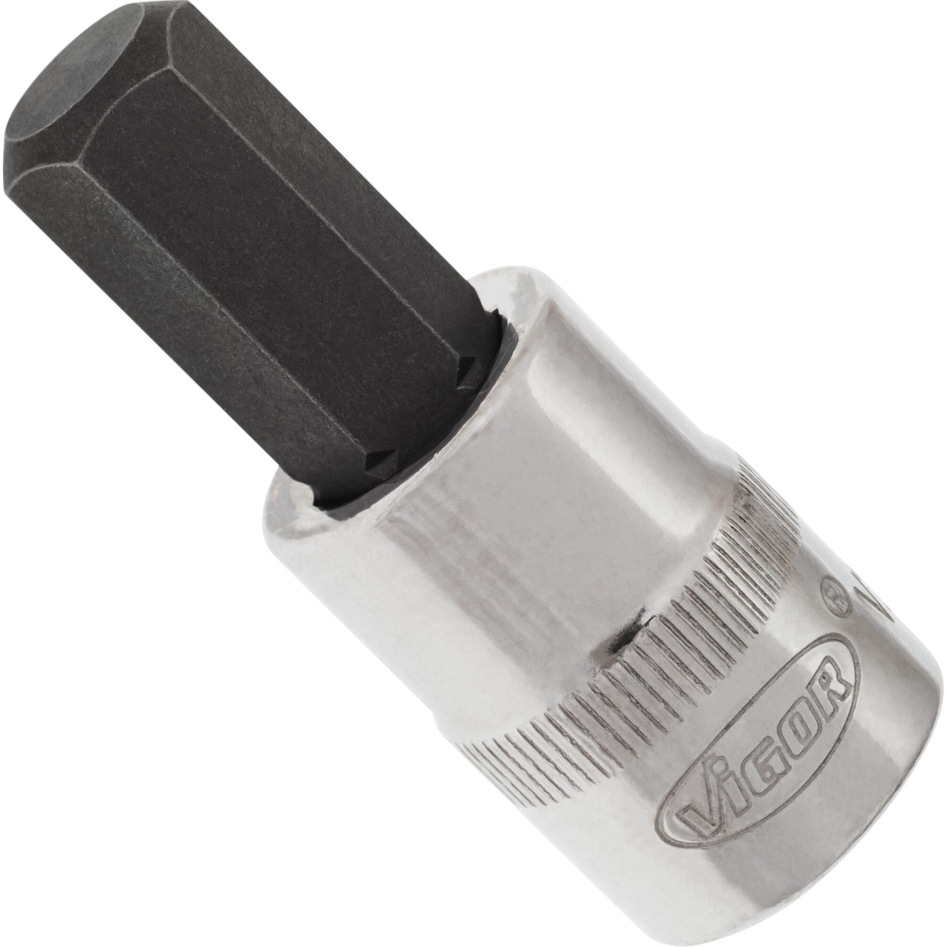 VIGOR Schraubendrehereinsatz ∙ V2279N ∙ 3/8 Zoll (10 mm) Vierkant hohl ∙ Innensechskant Profil ∙ SW 10 mm