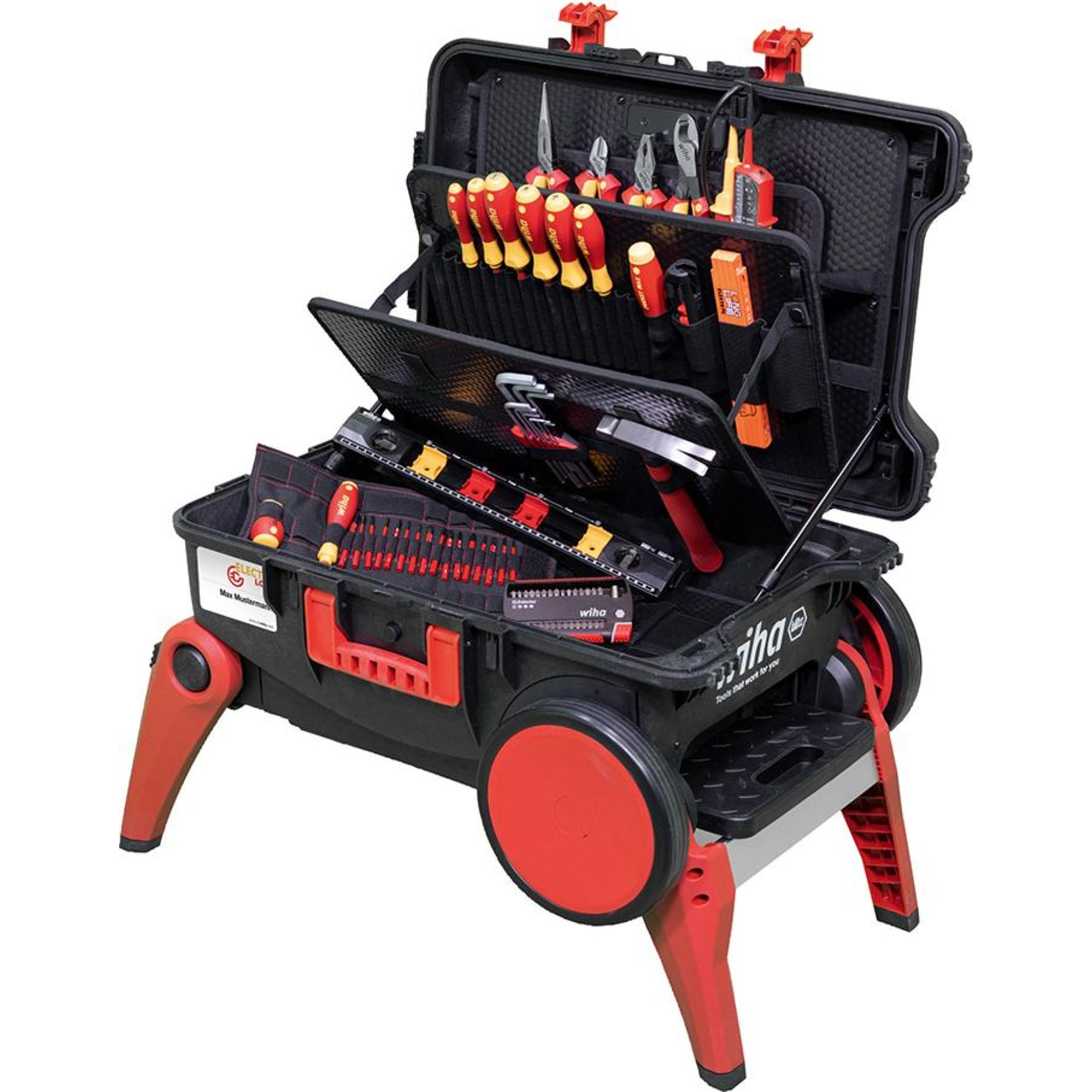 Werkzeugsortiment XXL 4 electric, 77-teilig