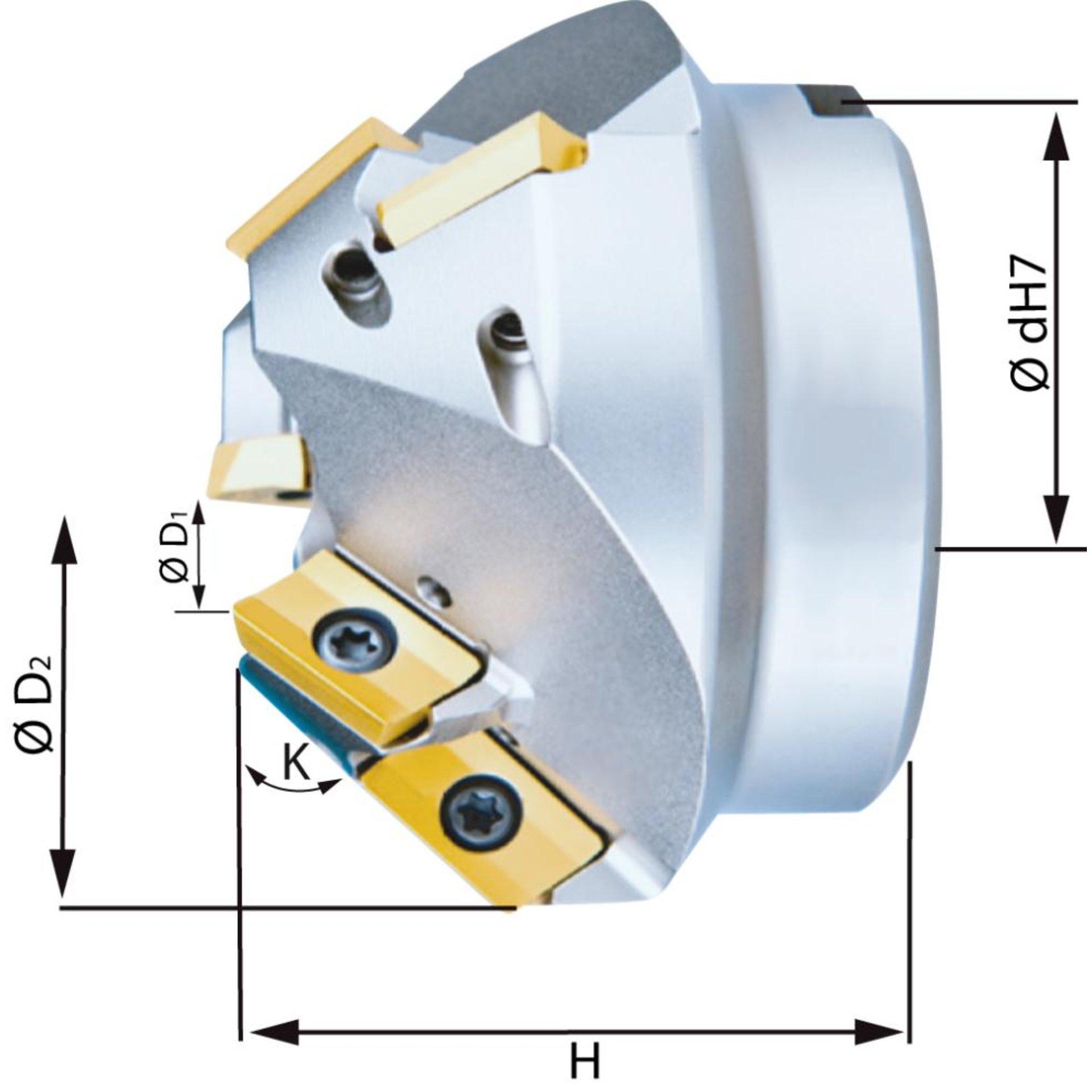 Fasenfräser 60G Z6 für XPHT16 FORMAT