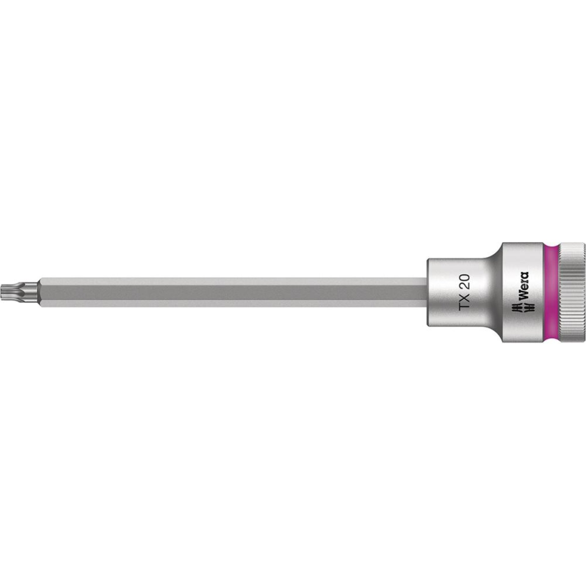 Schraubendrehereinsatz 1/2" T20x140mm mit Haltefunktion Wera