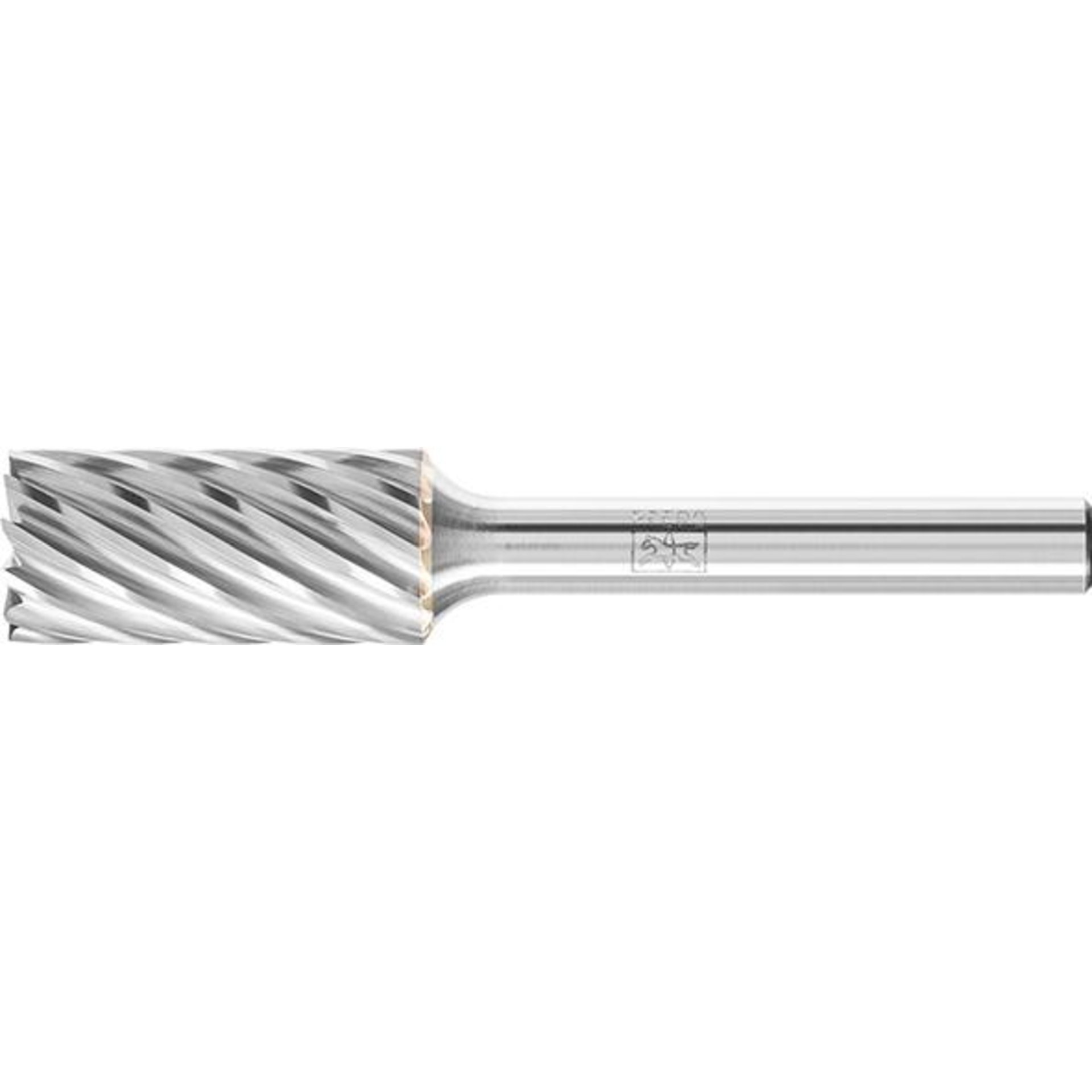 Frässtift HM zylindrisch mit Stirnverzahnung 1225 INOX 8mm 12x25mm Pferd