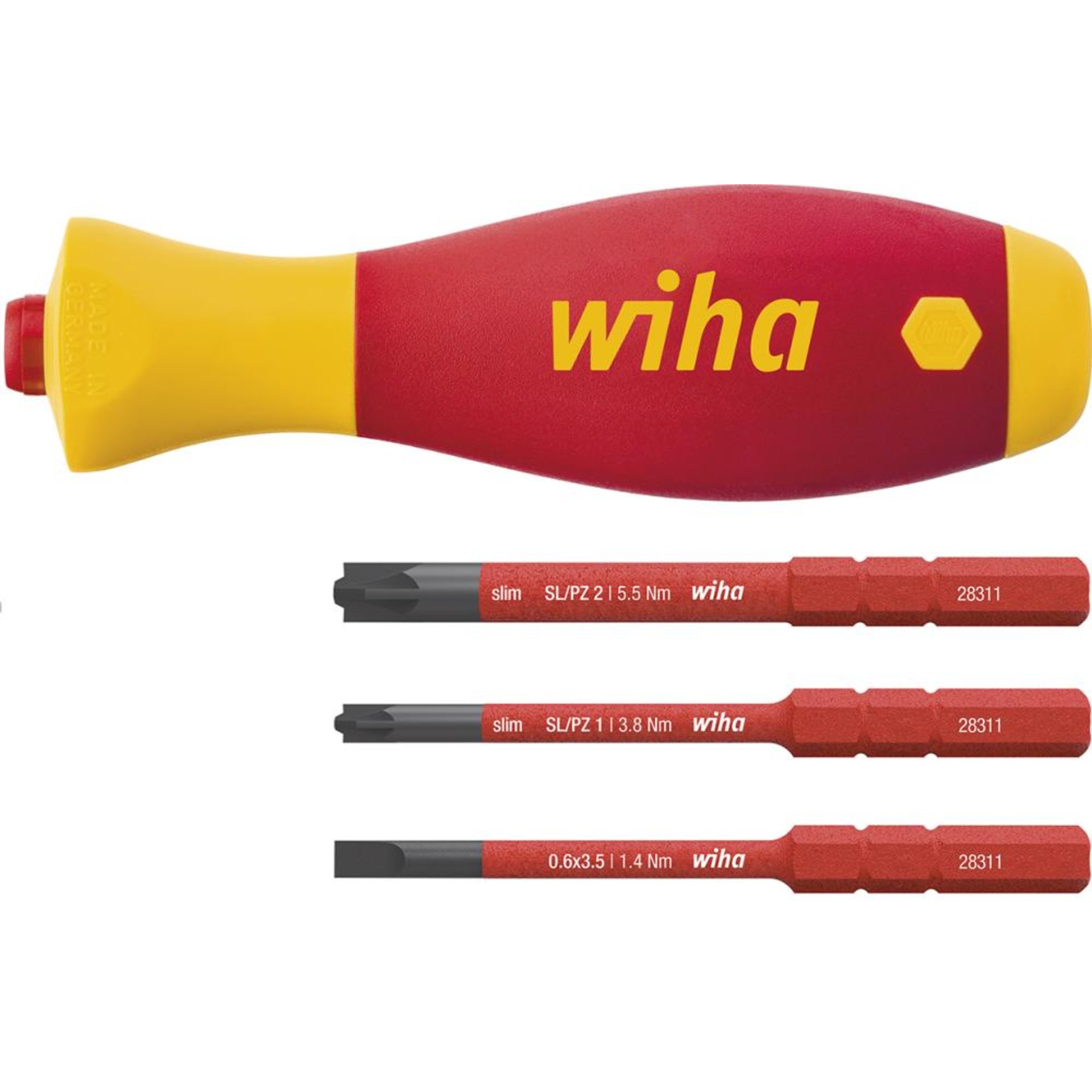 Schraubendreher Set VDE 4tlg. SoftFinish Wiha