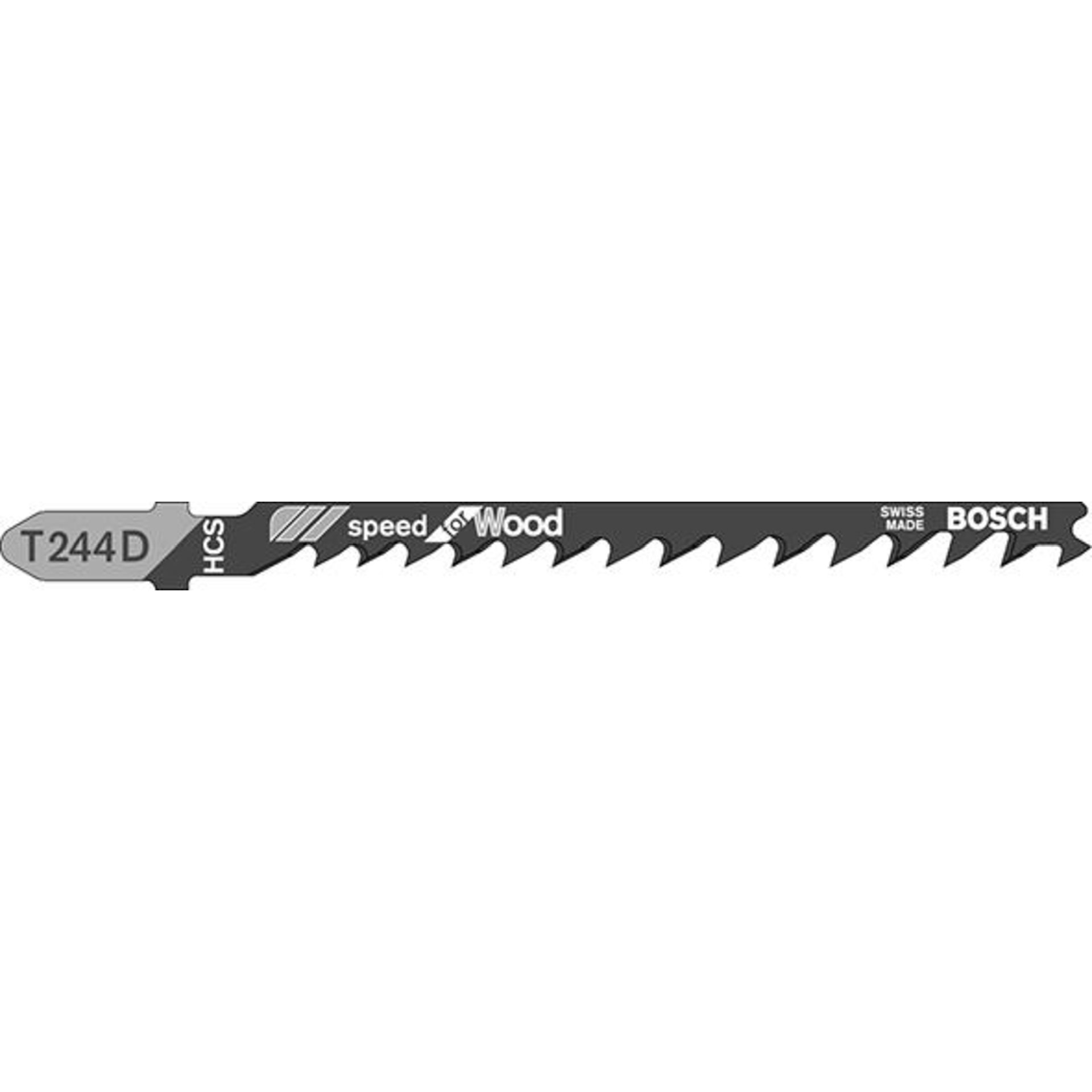 Stichsägeblatt T 244 D Bosch VE à 5 Stück Speed for Wood