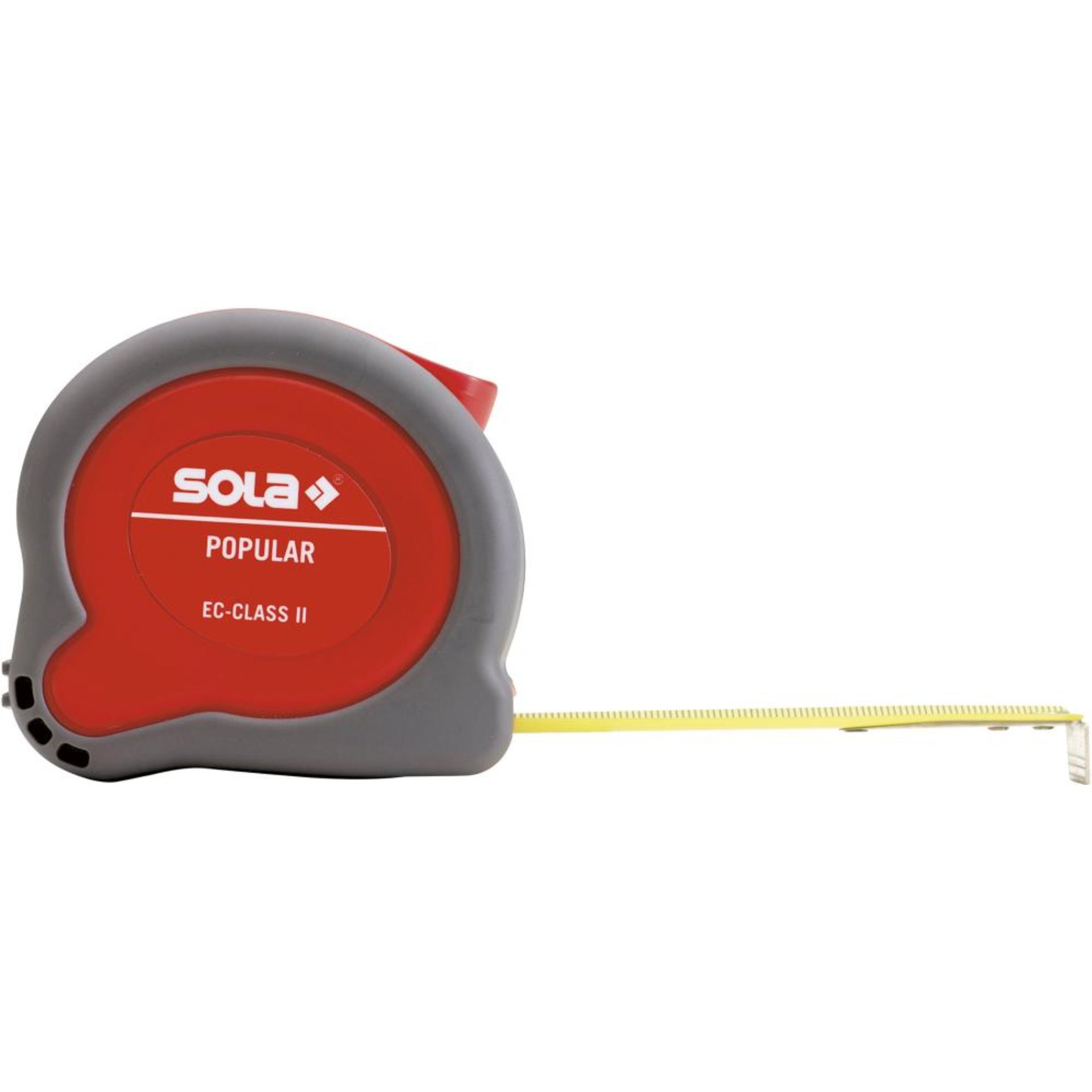 Taschenbandmaß Popular 8mx25mm gelb Sola