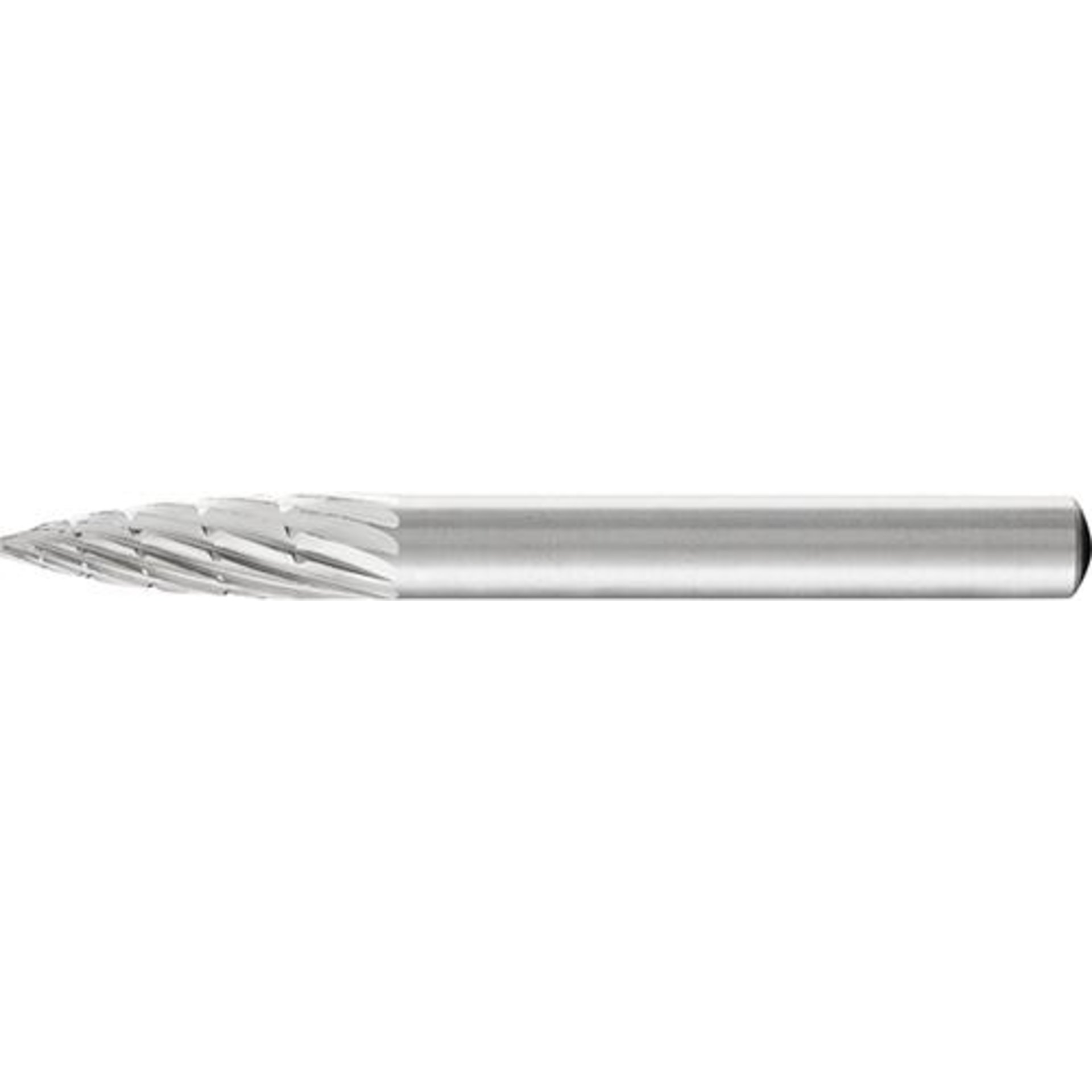 HSS-Frässtift (Rotorfräser) Schaft-Ø 6 mm, Spitzbogenform K, Zahnung 3