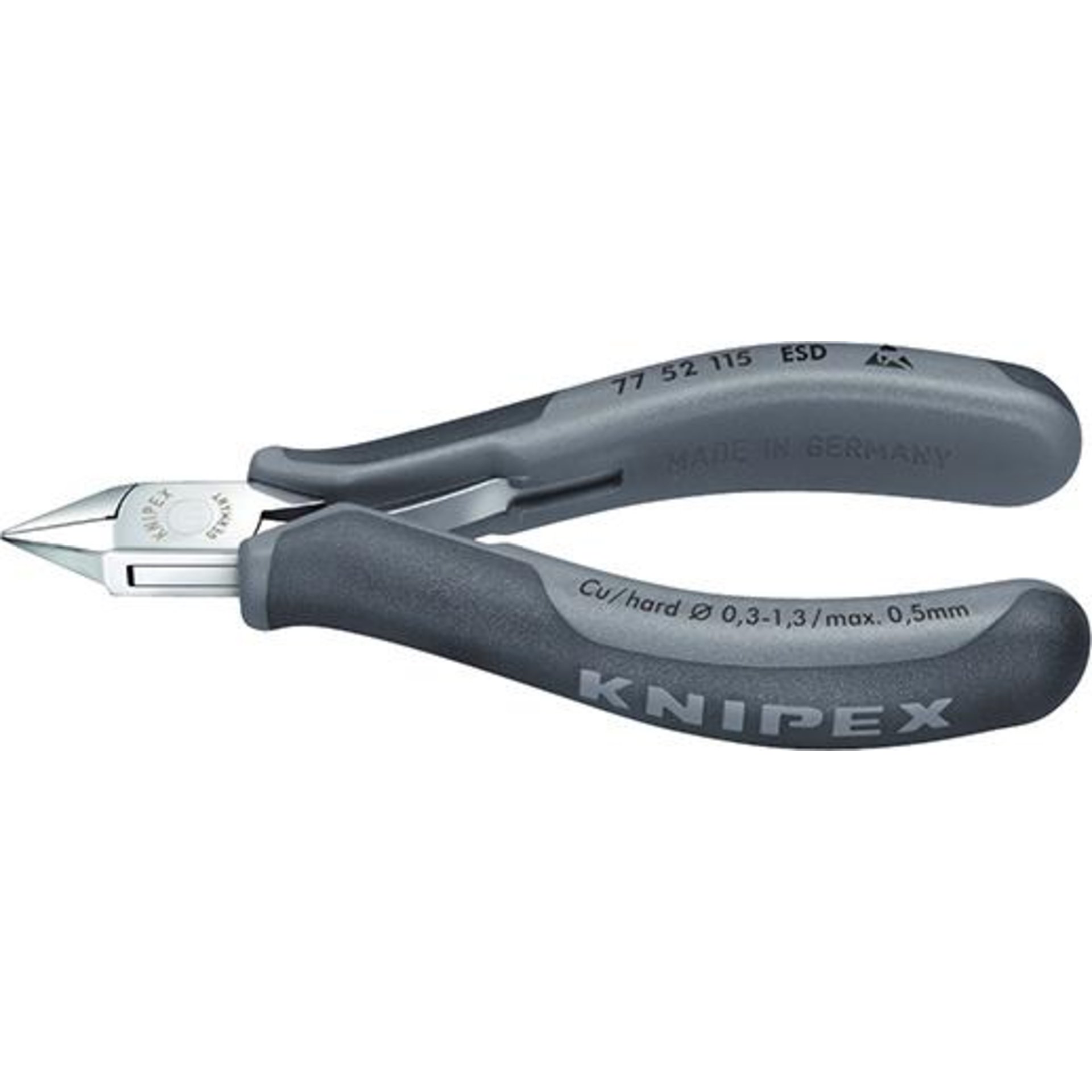 KNIPEX 77 52 115 ESD mit Mehrkomponenten-Hüllen 115 mm