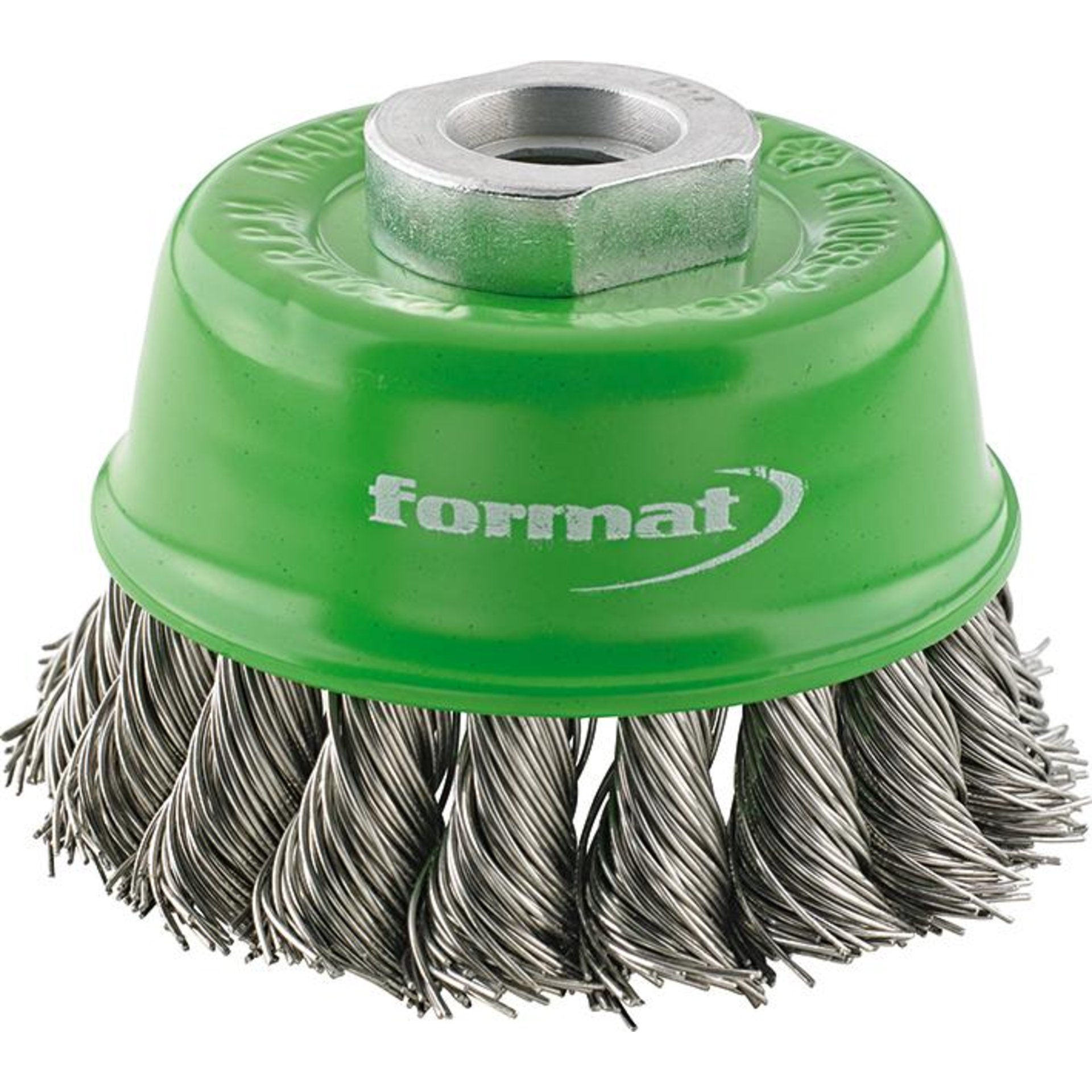 Topfbürste rostfrei M14 gezopft 65x0,35mm FORMAT