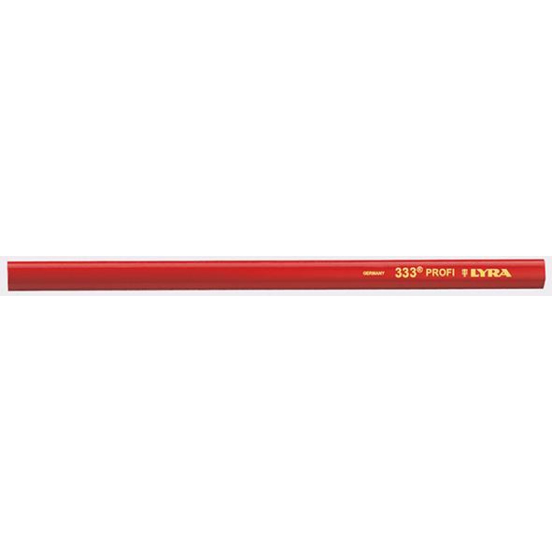 Zimmermanns-Bleistift 333oval rot 24cm LYRA