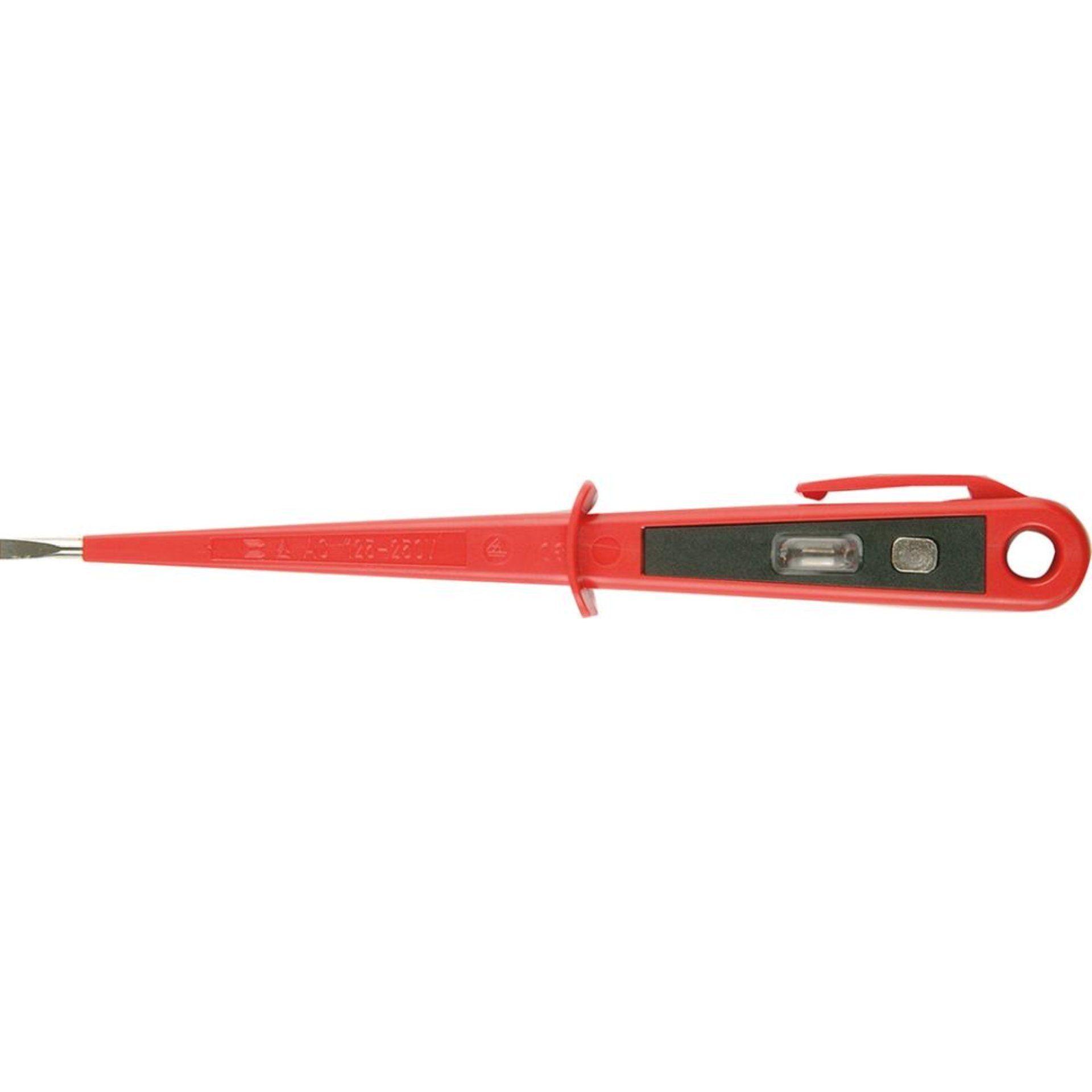 Phasenprüfer VDE rot einpolig 3,5x0,6x100mm H+H