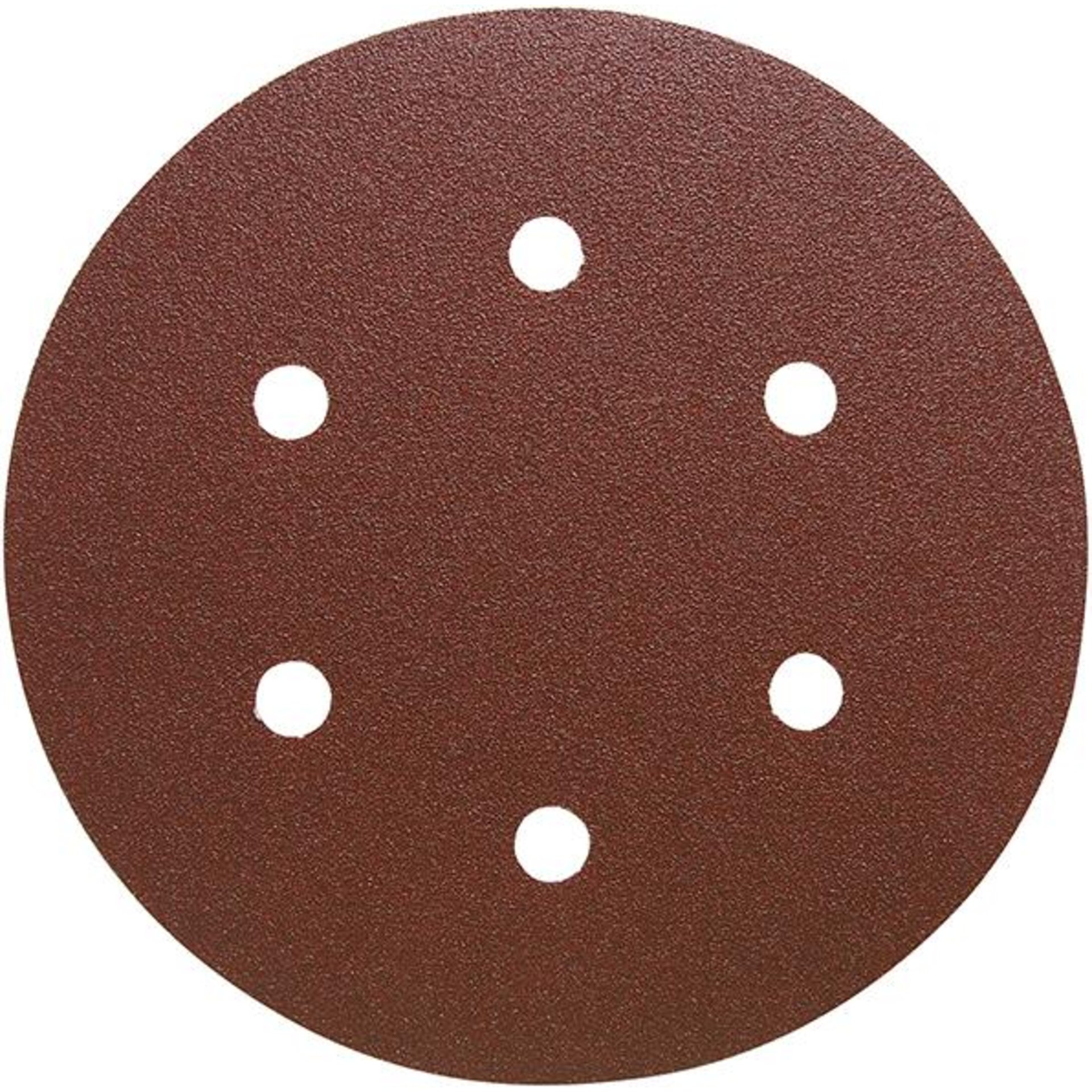 Klett-Schleifscheibe, gelocht, Ø 150 mm, 6 Absauglöchern Ø 10 mm