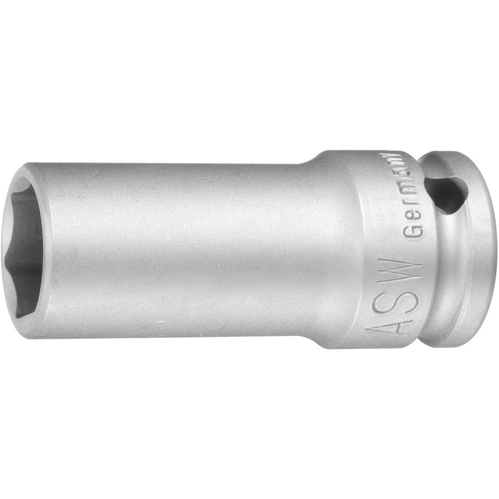 Kraft- Steckschlüsseleinsatz lang 1/2" 18mm ASW