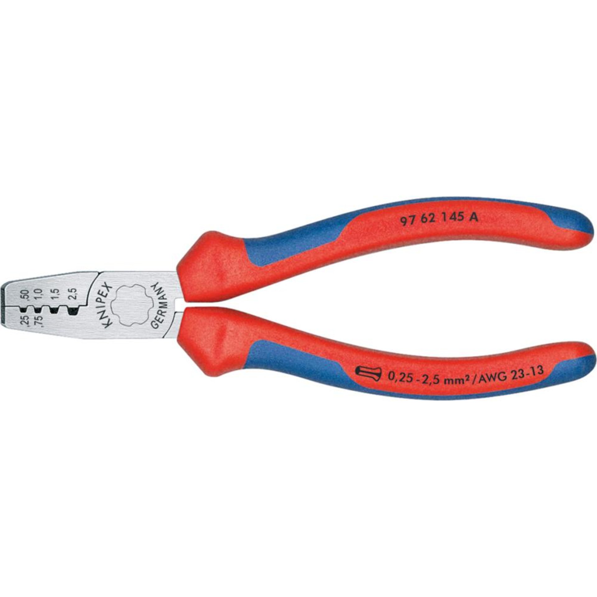 PINCE A SERTIR POUR EMBOUTS 0,25-2,5MM²
