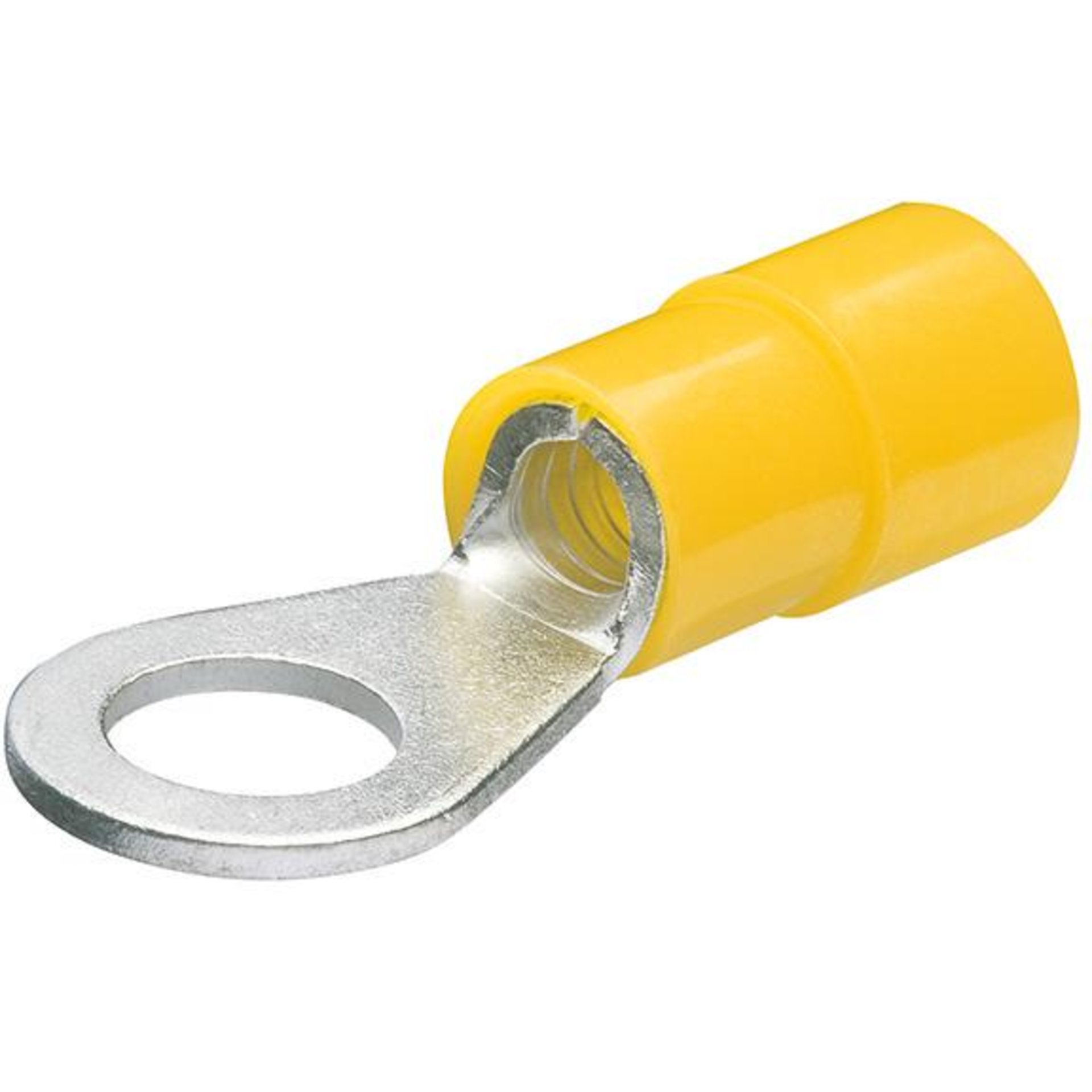 Cable connect/eye type insul yell (100x)