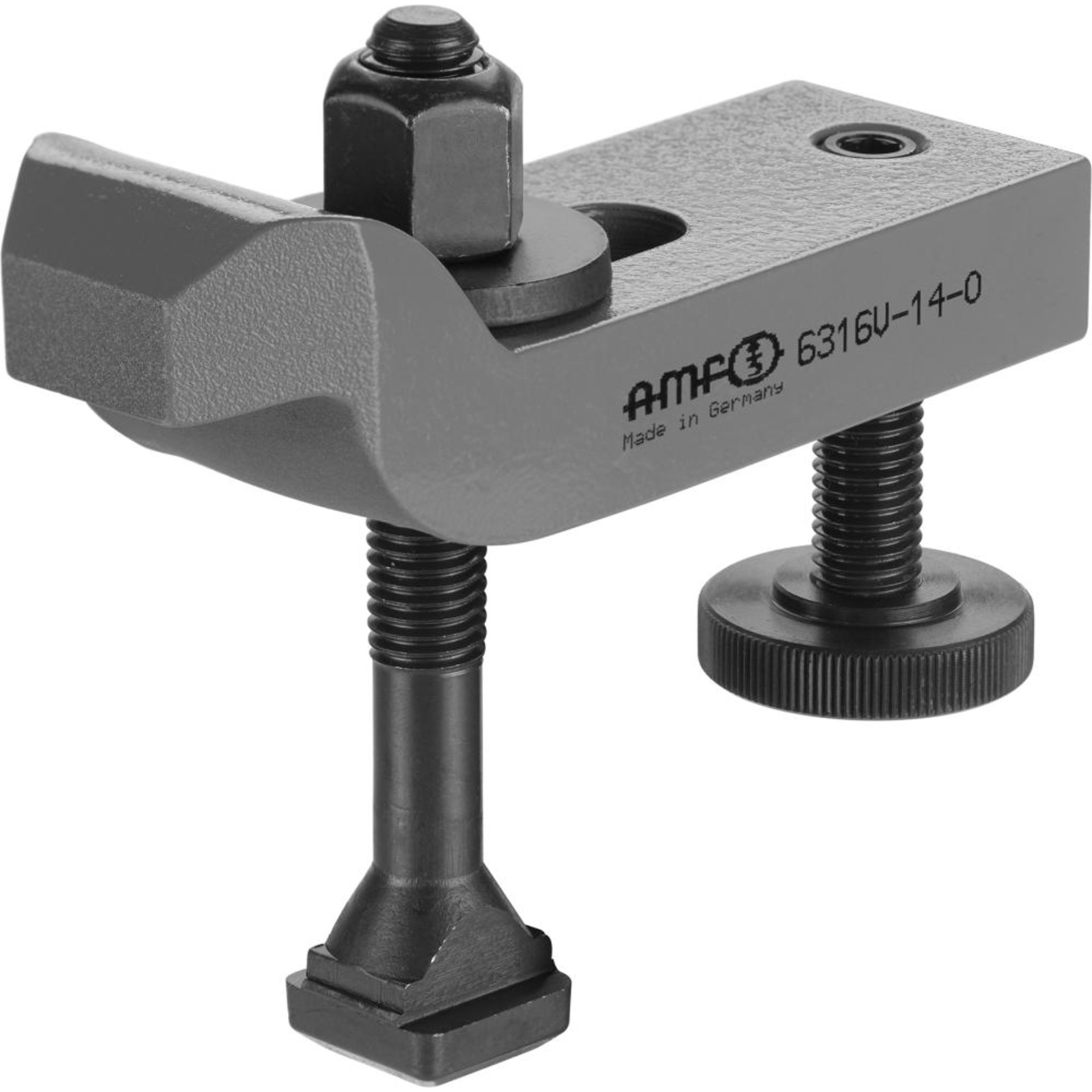 Spanneisen DIN6314V gekröpft für Nut 18mm M16x18x125mm AMF