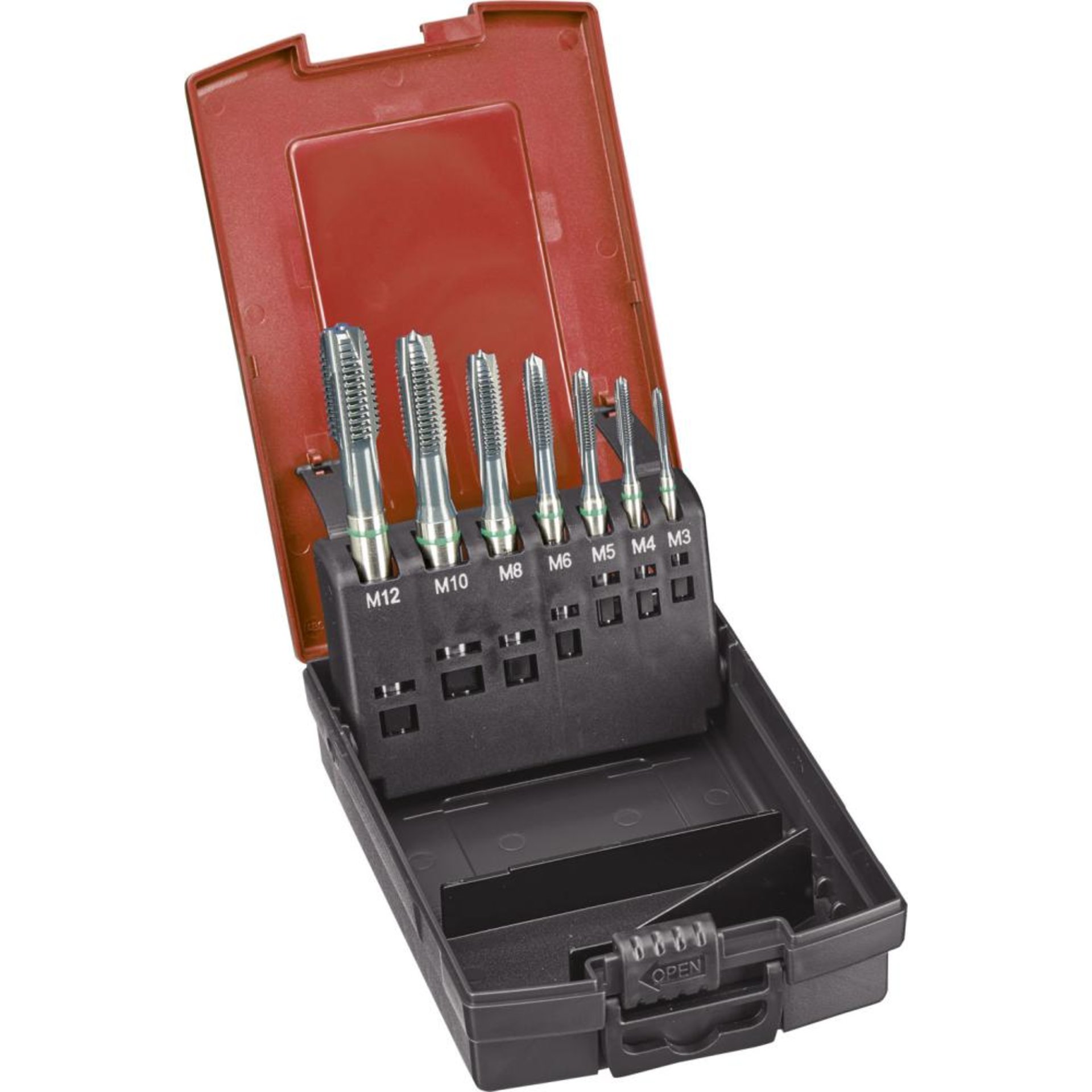 Maschinengewindebohrer- Set DIN371/376 vaporisiert DULO M3-M12 FORMAT