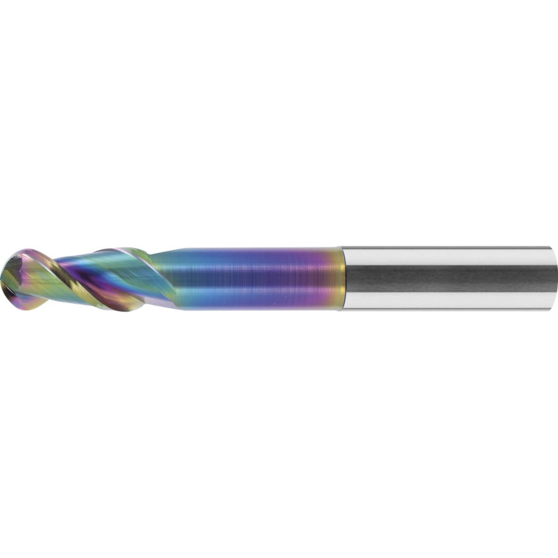Radiusfräser VHM 16,0mm Z2 mittel HA ta-C FORMAT