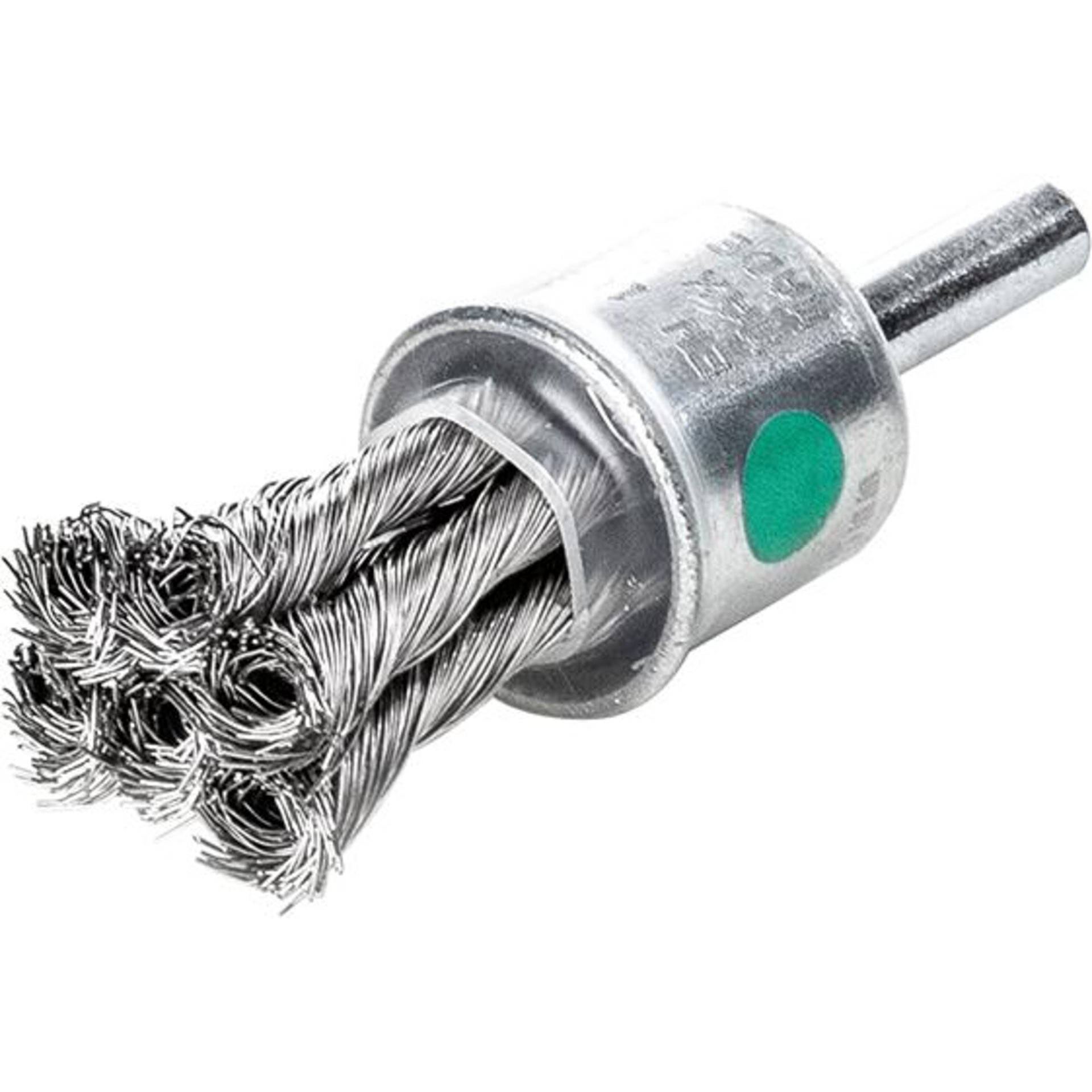 Pinselbürste Edelstahl gezopft 22x28/72x0,35mm Lessmann