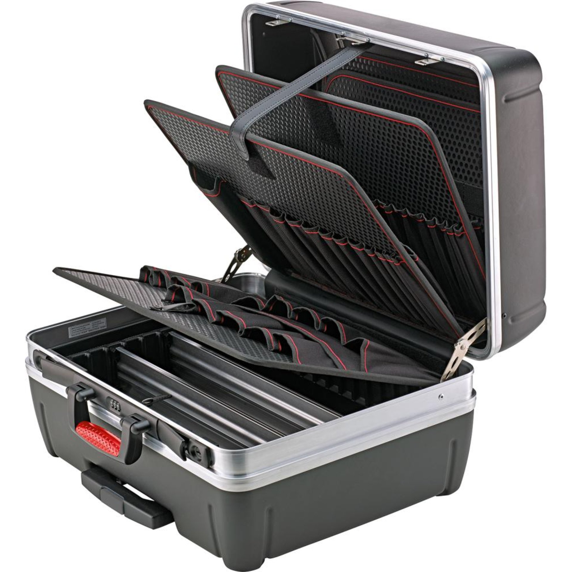 Werkzeugtrolly 485x373x232mm HDPE Tafel mit Taschen FORMAT