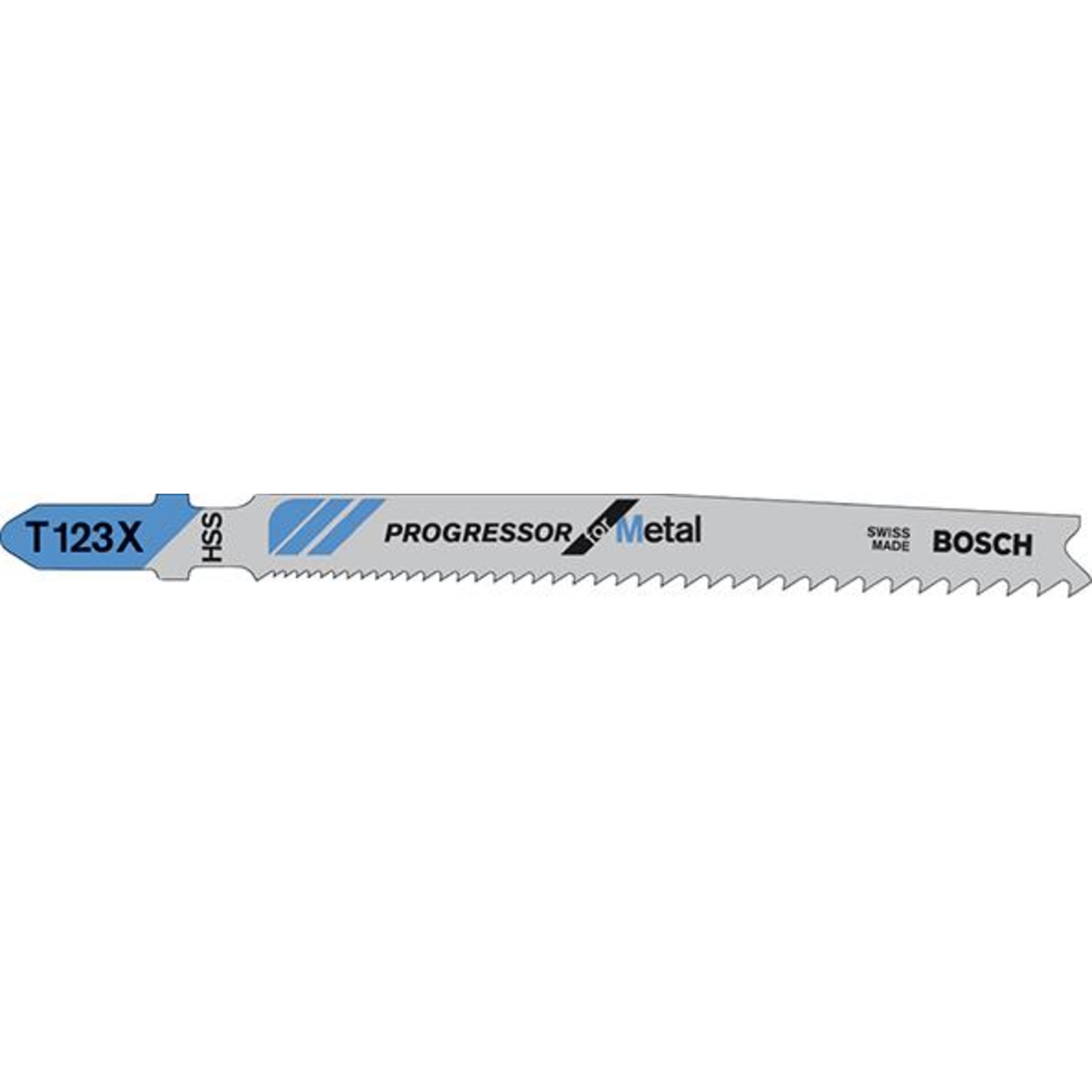 Stichsägeblatt T 123 XF Bosch VE à 5 Stück Progressor for Metal