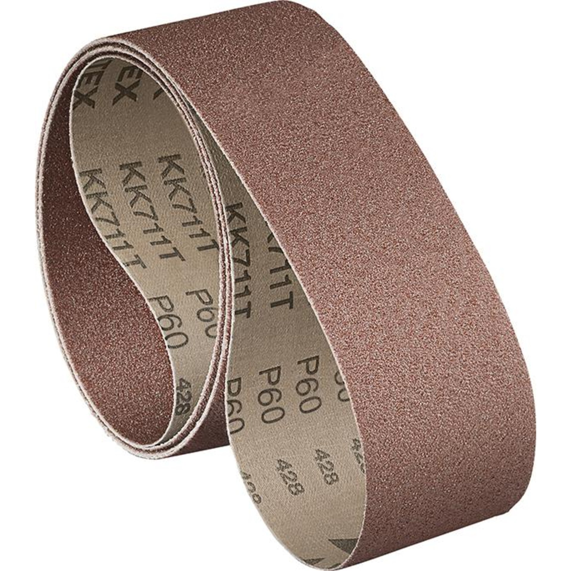 Schleifgewebeband, Korund für die Flächenbearbeitung, Abmessung 10 x 305 mm