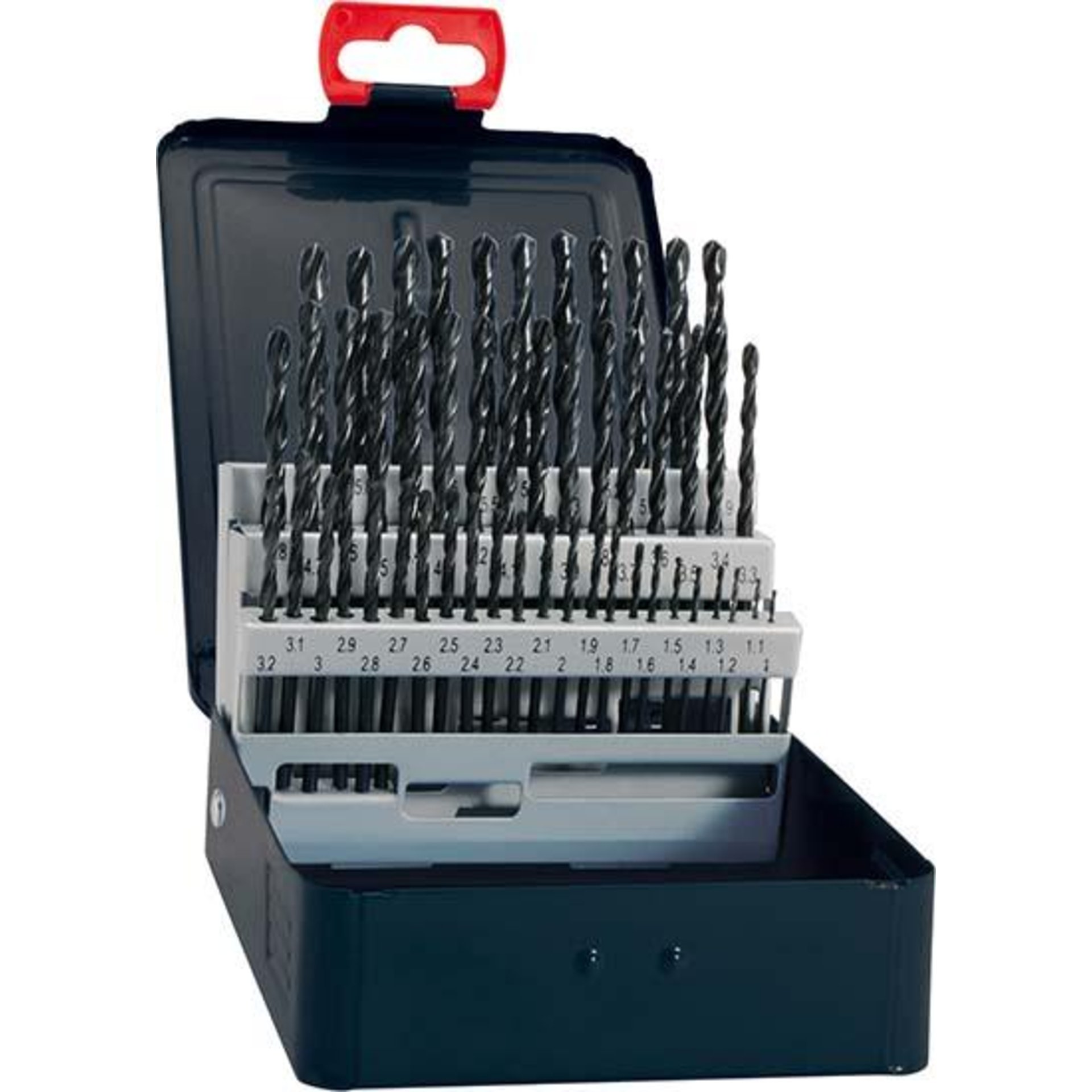Spiralbohrer-Set DIN338 HSS rollgewalzt Typ N 1-10mm FORTIS