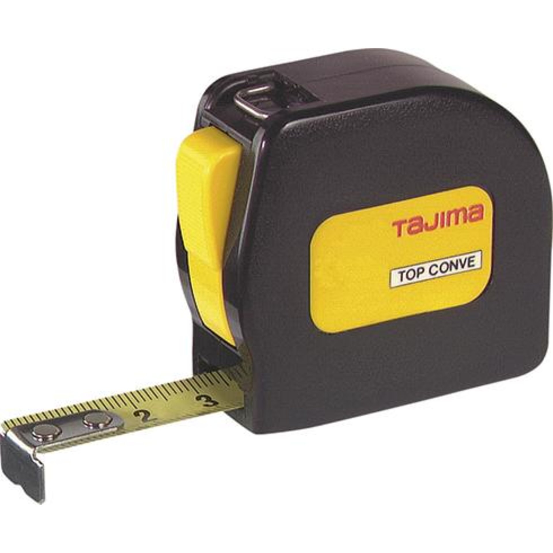 Taschenbandmaß TOP CONVE 3mx13mm gelb Tajima