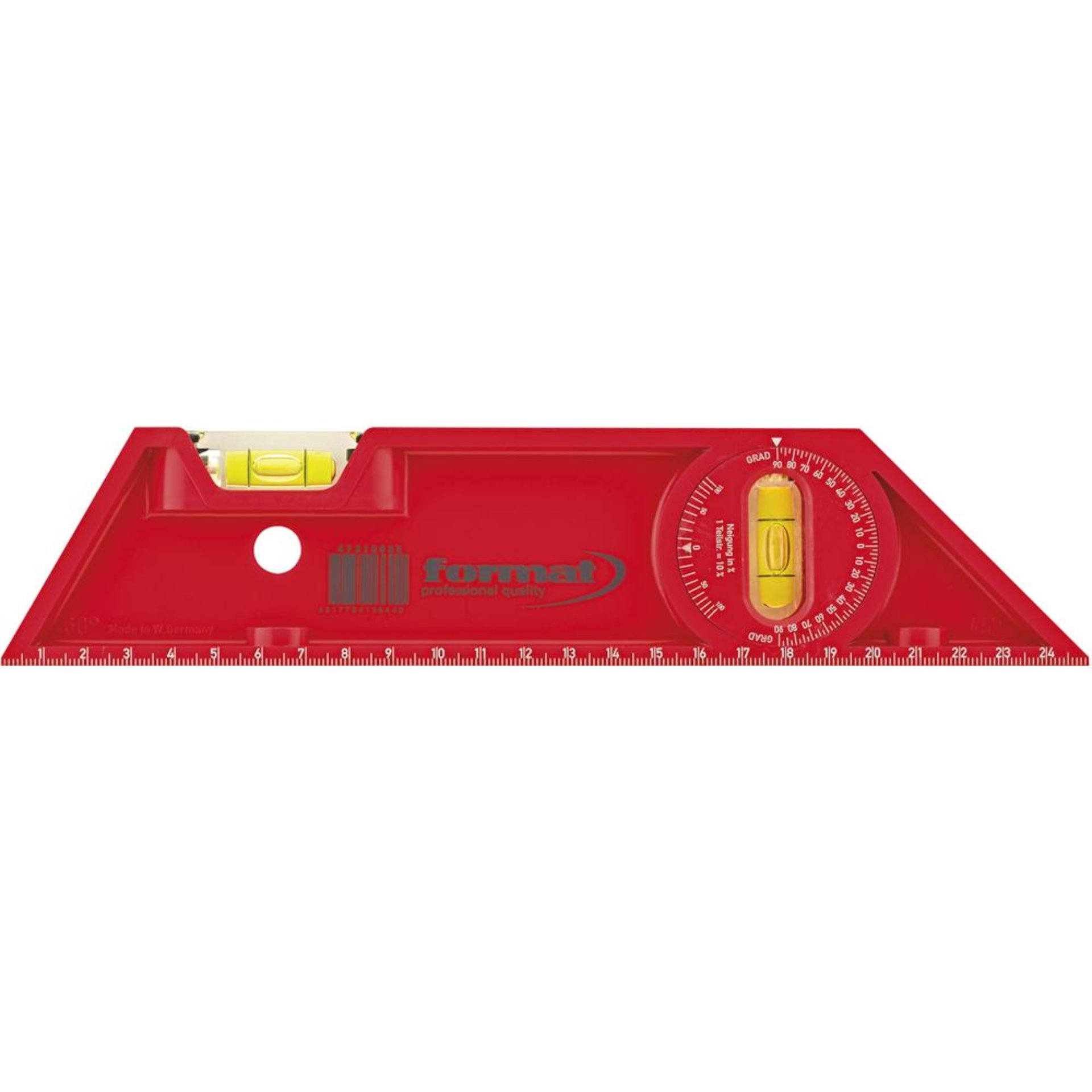 Wasserwaage Universal 25cm mit Magnet FORMAT