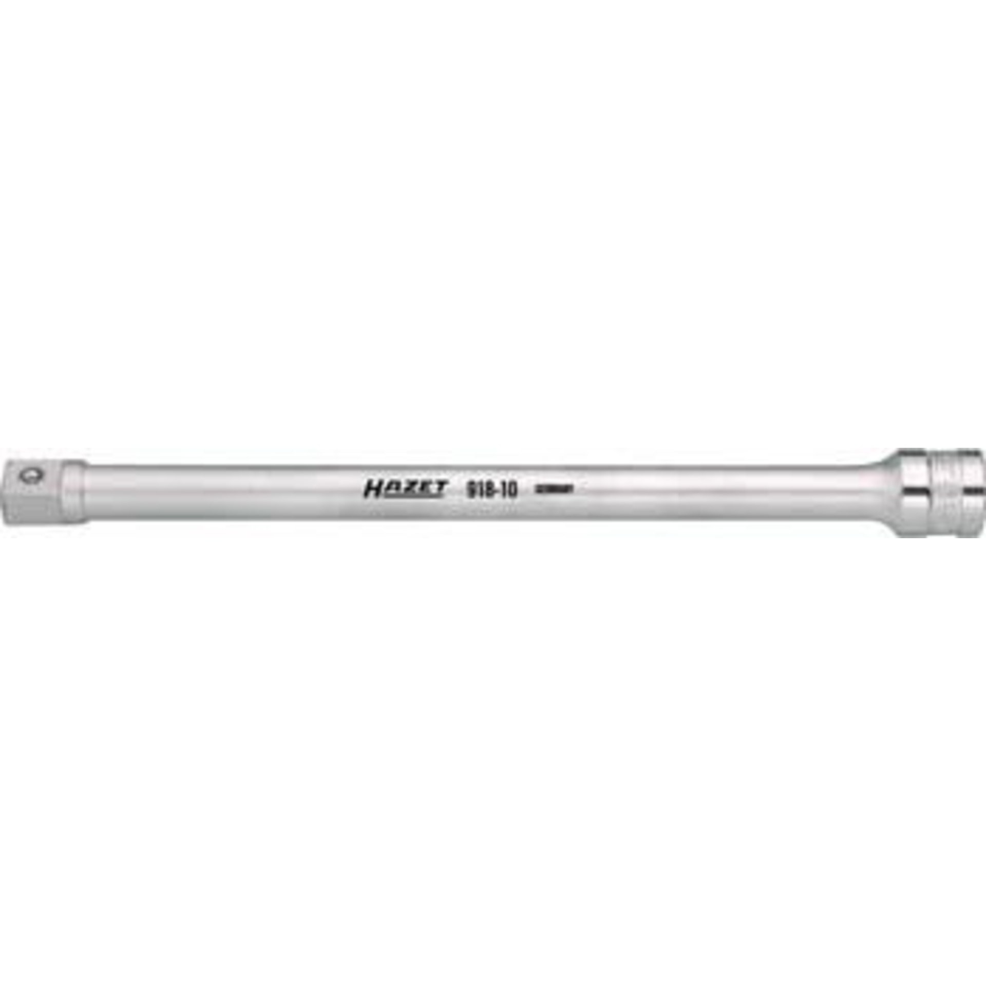 HAZET Verlengstuk 918-10 ∙ 1/2 inch (12,5 mm) vierkant hol ∙ 1/2 inch (12,5 mm) vierkant massief ∙ 248 mm