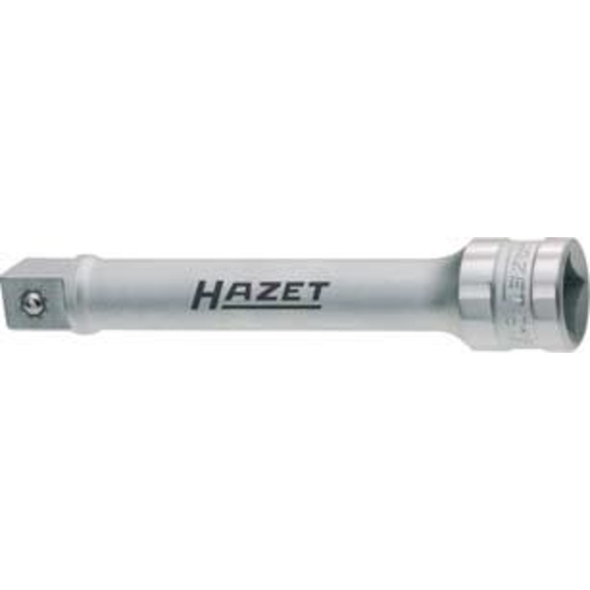 HAZET Verlengstuk 917-5 ∙ 1/2 inch (12,5 mm) vierkant hol ∙ 1/2 inch (12,5 mm) vierkant massief ∙ 123 mm