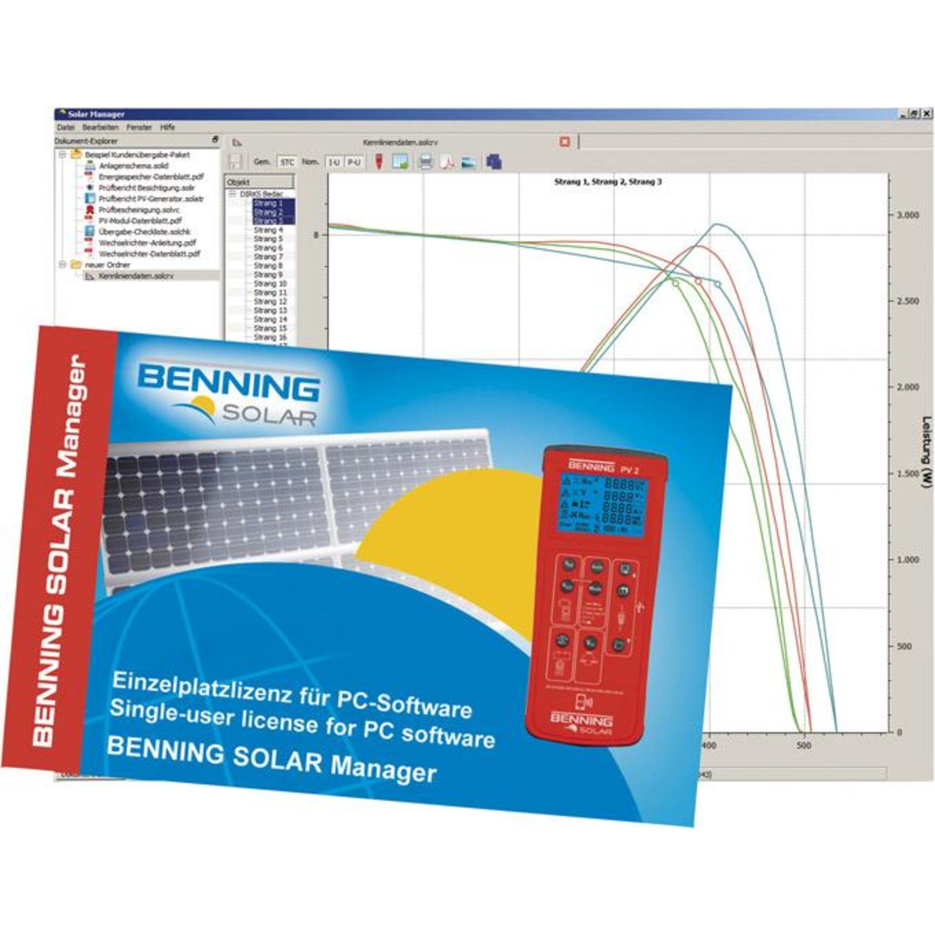 PC-Software SOLAR ManagerBenning