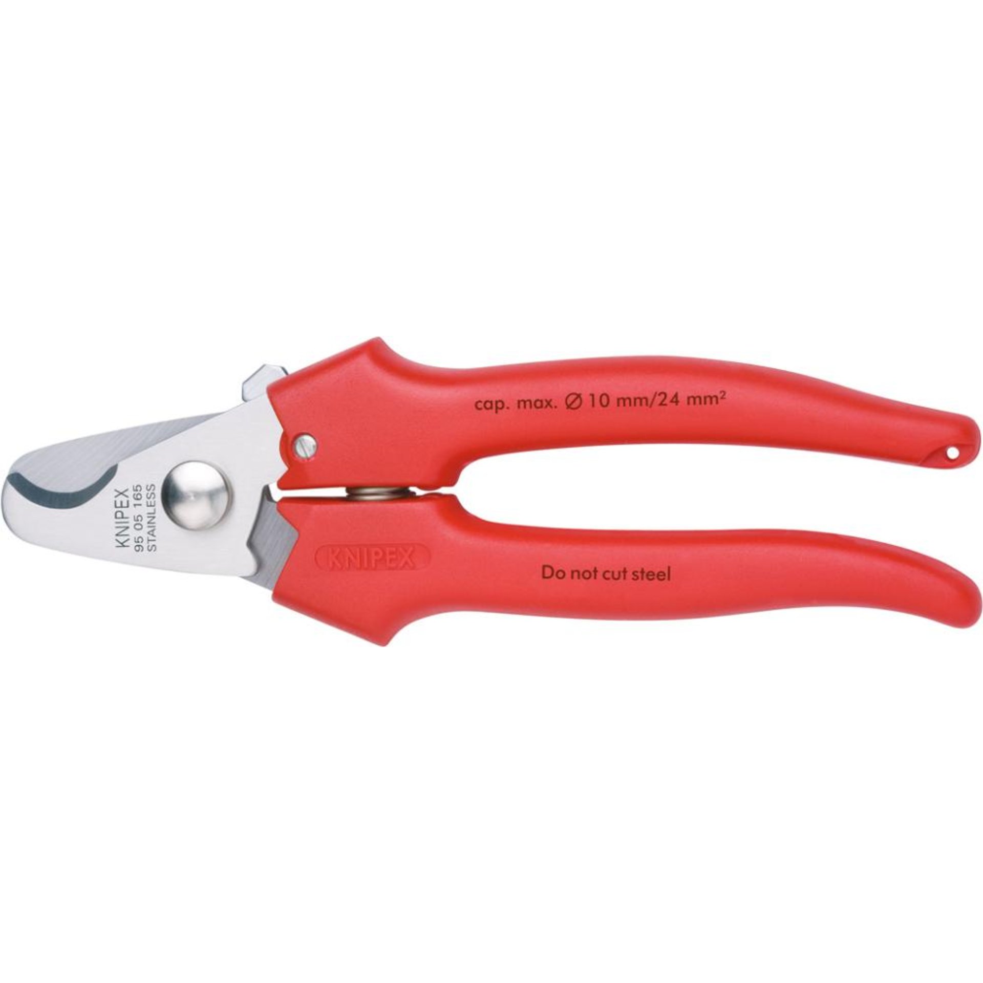PINCE 165MM COUPE-CABLES Ø 10MM 24MM²