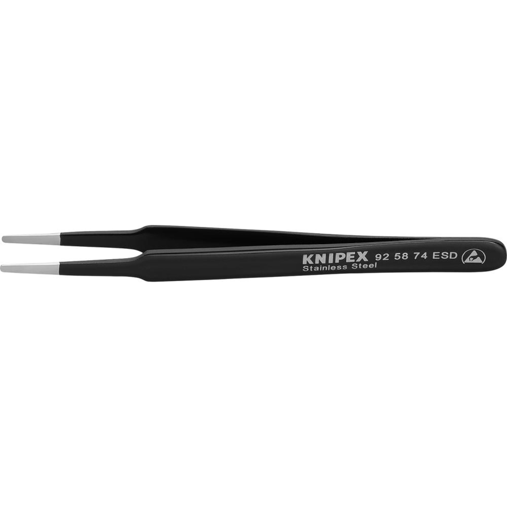 KNIPEX 92 58 74 ESD Universalpinzette ESD Glatt 118 mm