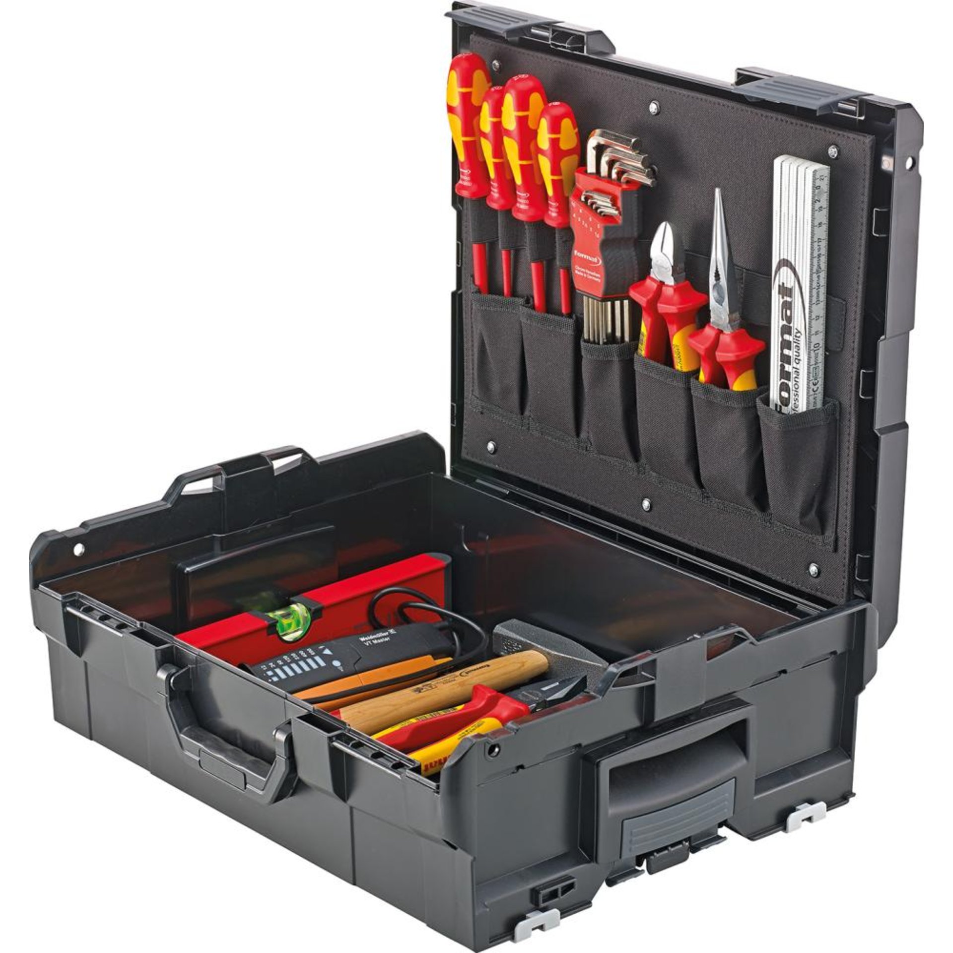 Werkzeugsortiment Elektriker 39-teilig in L-Boxx FORMAT