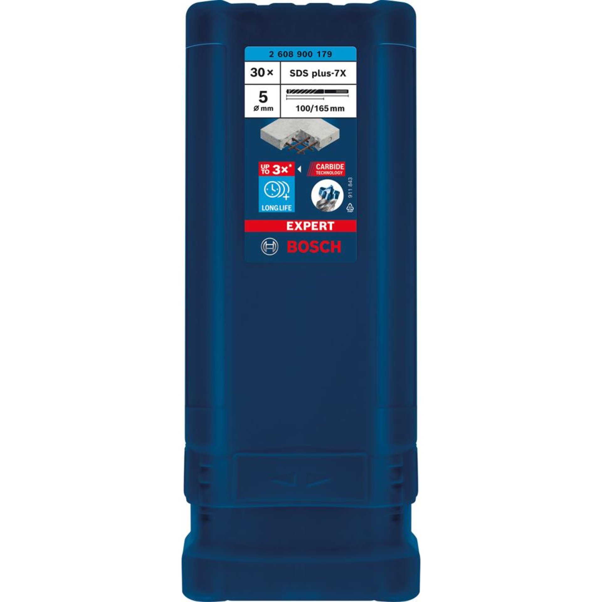 SDS-plus-Hammerbohrer plus-7X, 30er-Großpack
