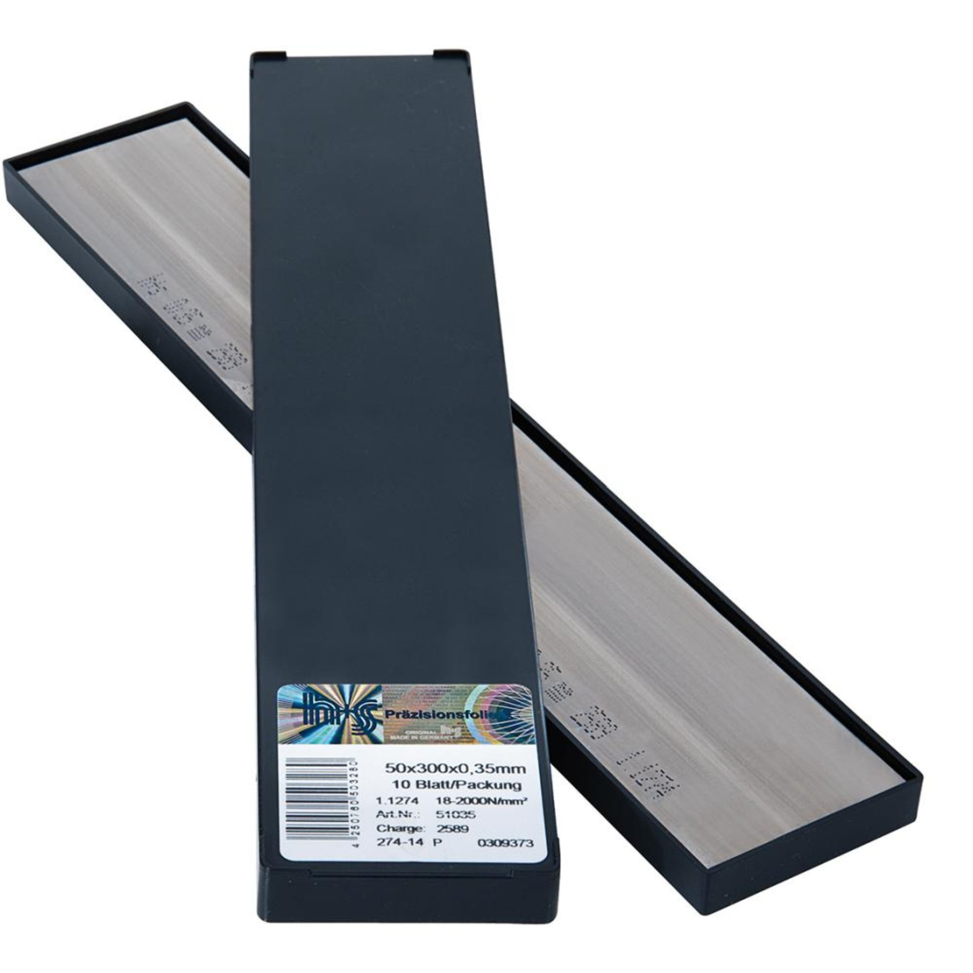 Metallfolien Plattenware 50x300x0,04mm 10Bl/P H+S